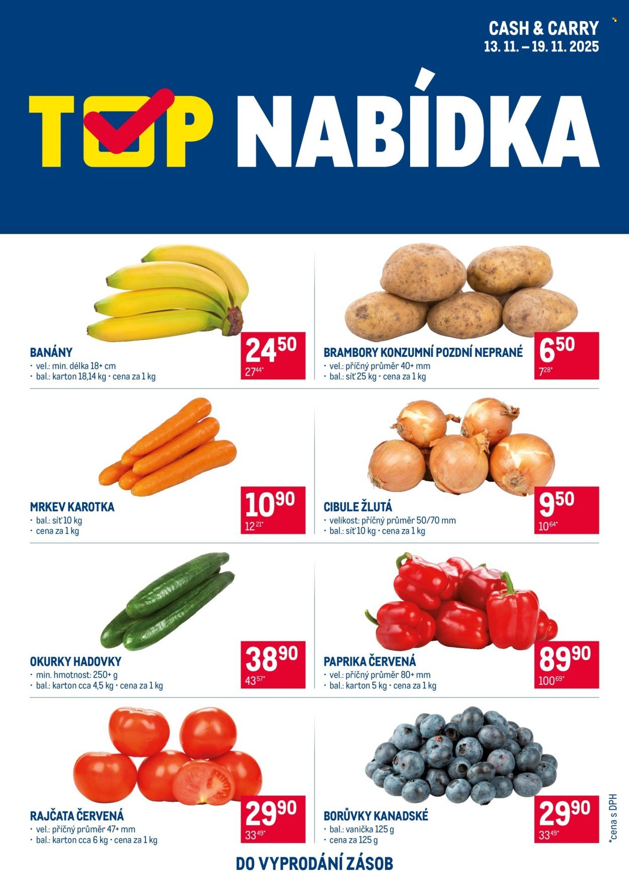 MAKRO leták - TOP ovoce a zelenina (2025-11-13 - 2025-11-19)