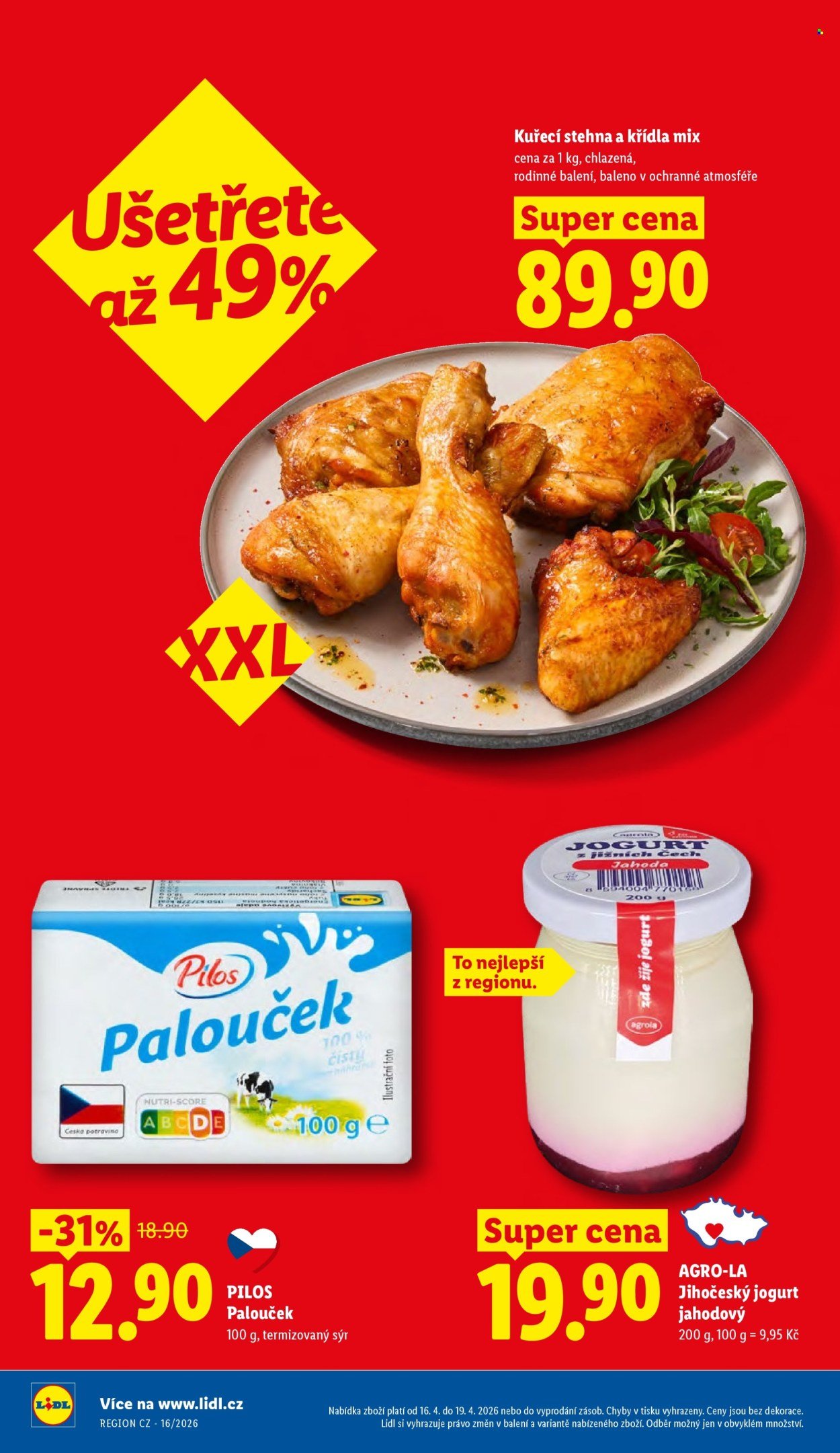 LIDL leták - Od čtvrtka 16.4.2026 (2026-04-16 - 2026-04-19)