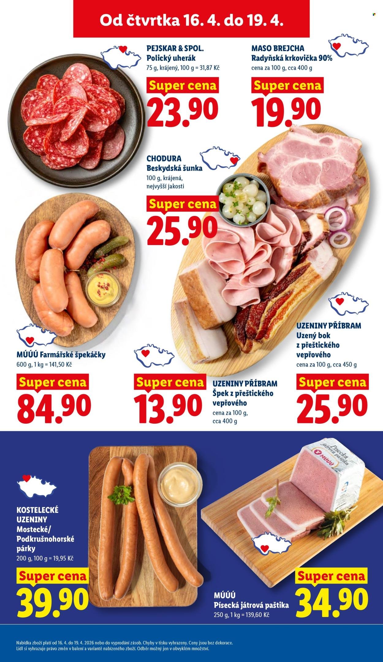 LIDL leták - Od čtvrtka 16.4.2026 (2026-04-16 - 2026-04-19)