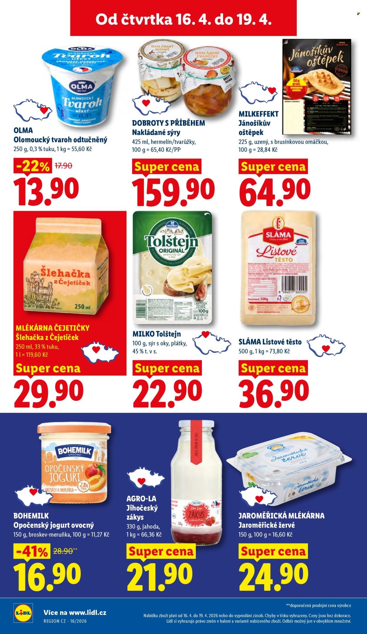 LIDL leták - Od čtvrtka 16.4.2026 (2026-04-16 - 2026-04-19)