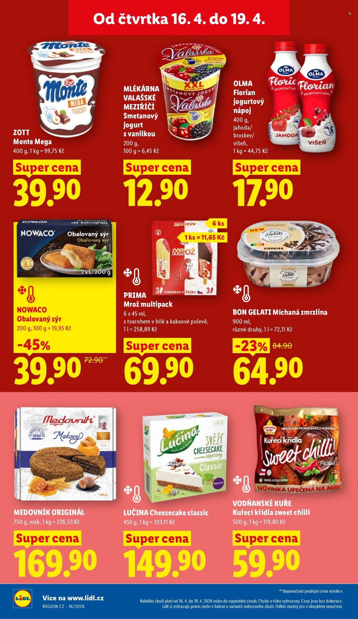 LIDL leták - Od čtvrtka 16.4.2026 (2026-04-16 - 2026-04-19)