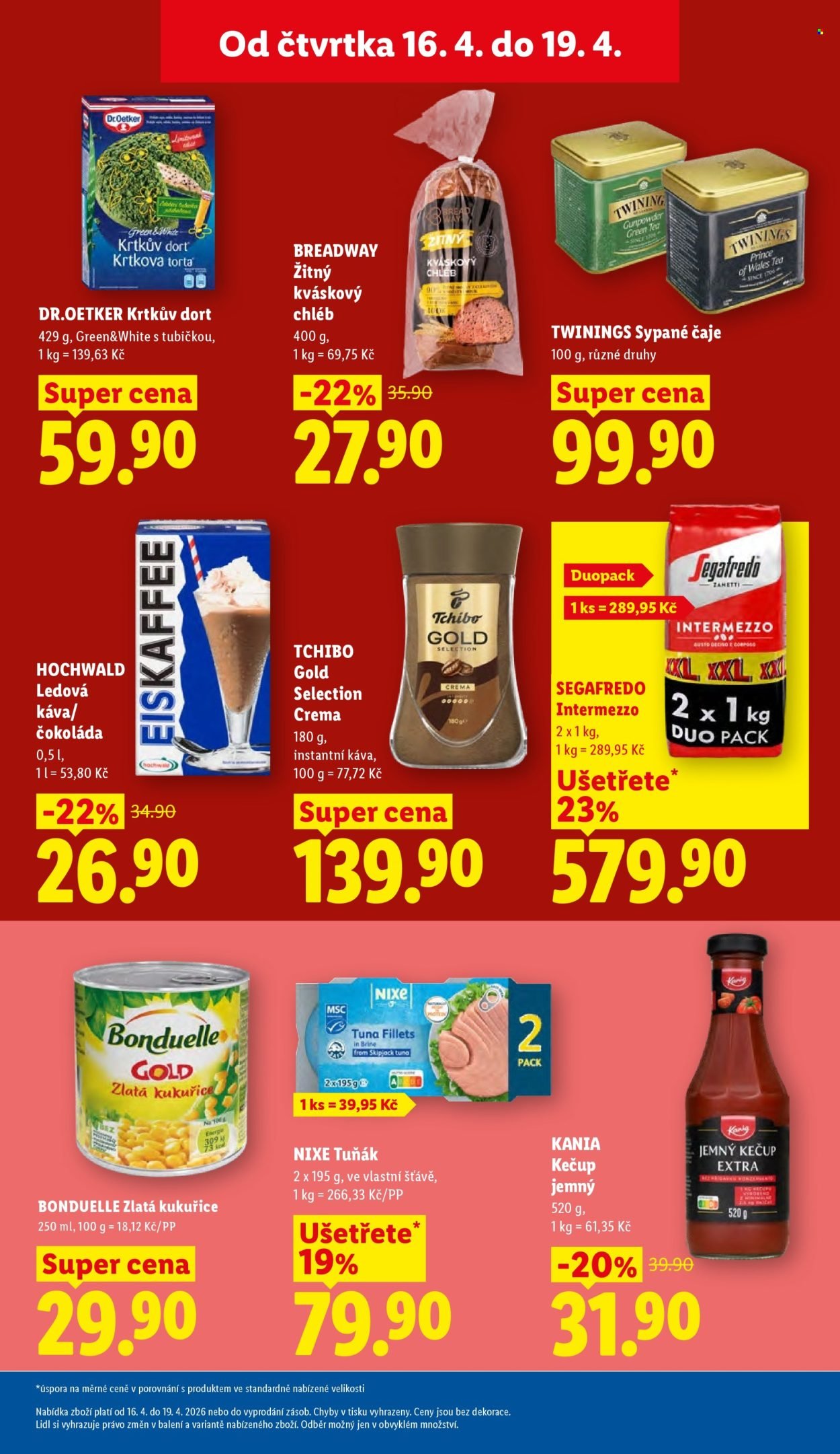 LIDL leták - Od čtvrtka 16.4.2026 (2026-04-16 - 2026-04-19)