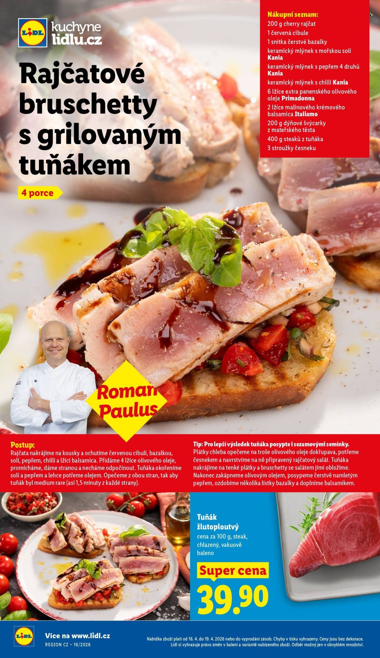 LIDL leták - Od čtvrtka 16.4.2026 (2026-04-16 - 2026-04-19)