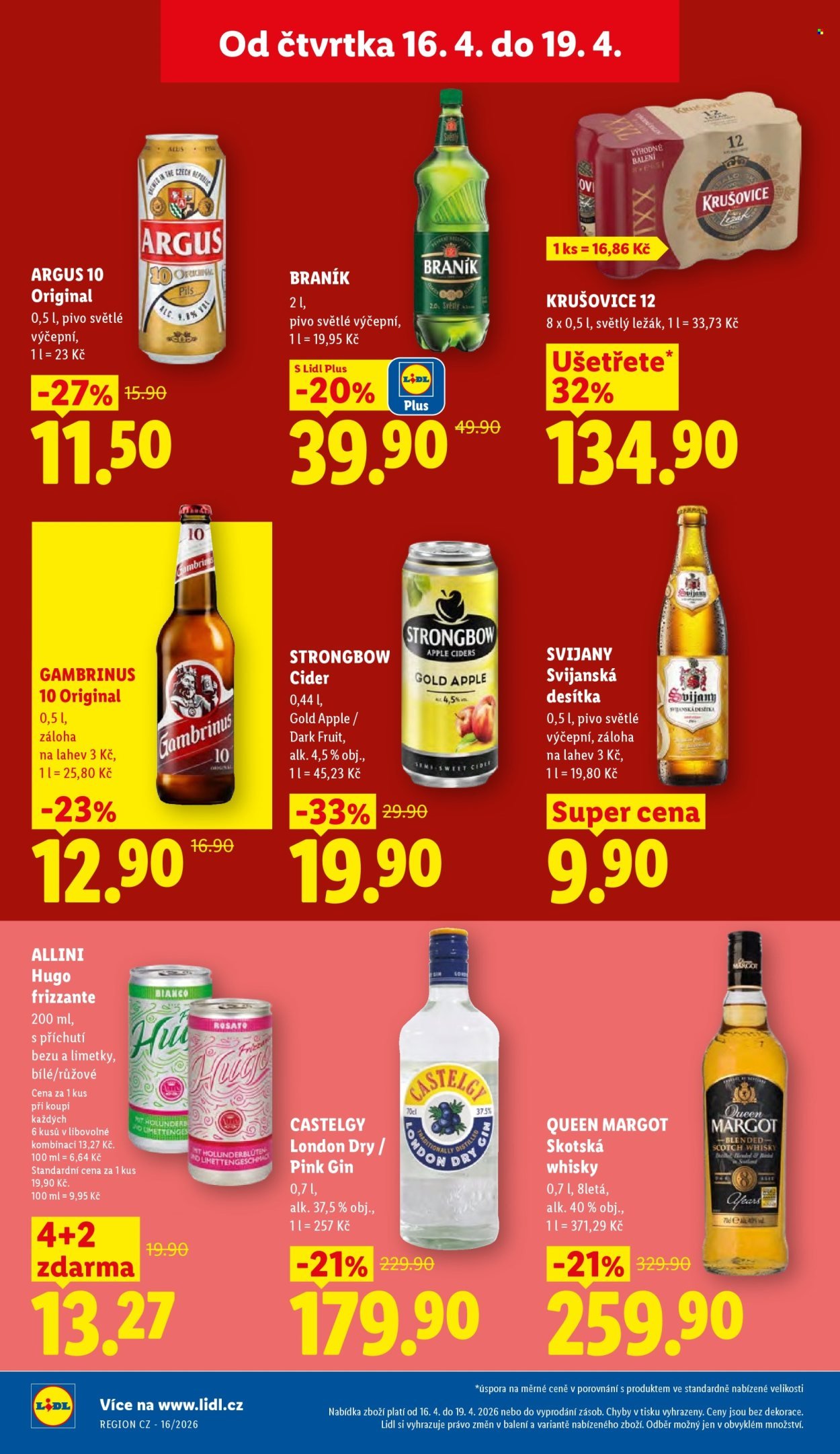 LIDL leták - Od čtvrtka 16.4.2026 (2026-04-16 - 2026-04-19)