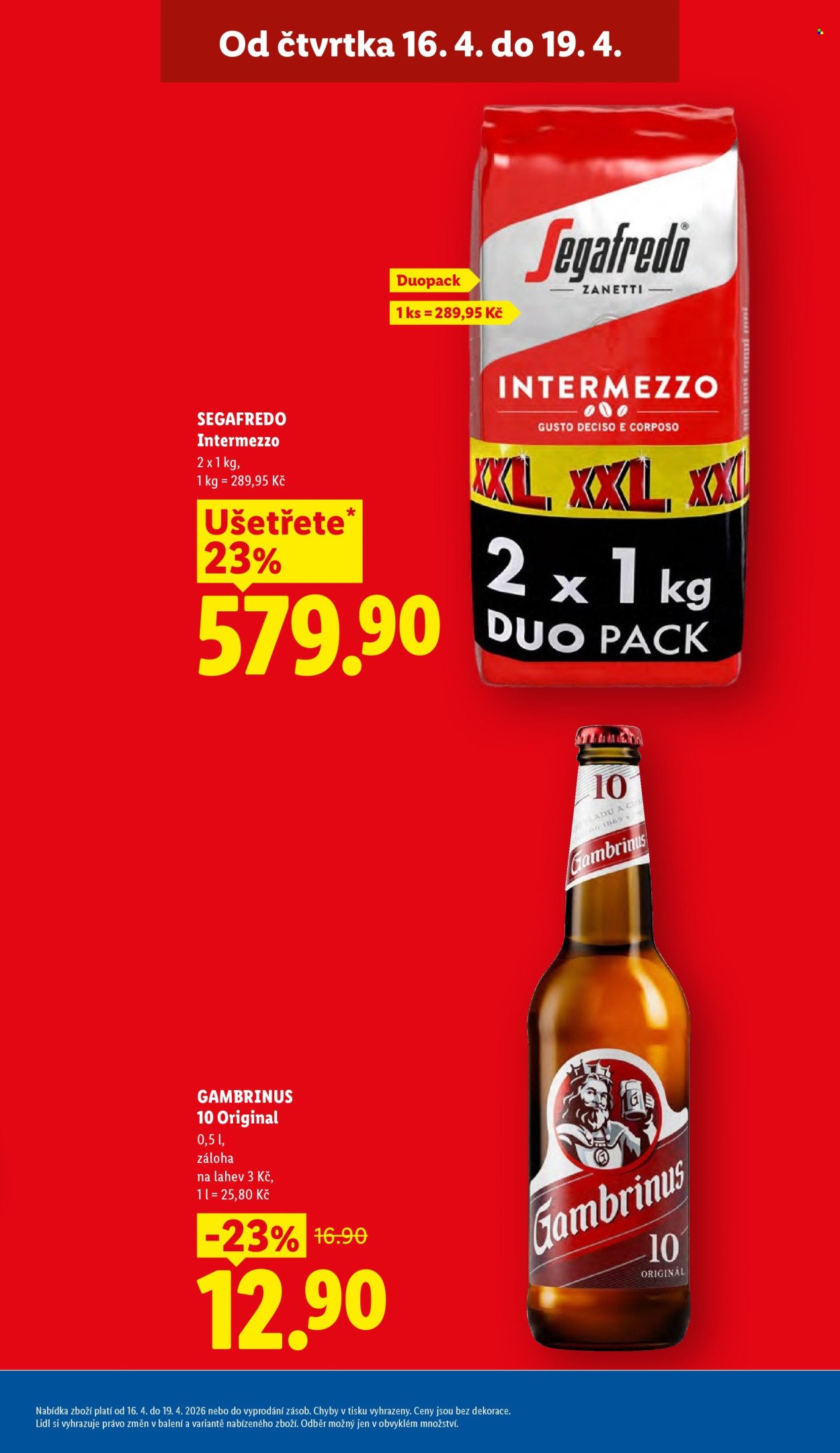 LIDL leták - Od čtvrtka 16.4.2026 (2026-04-16 - 2026-04-19)