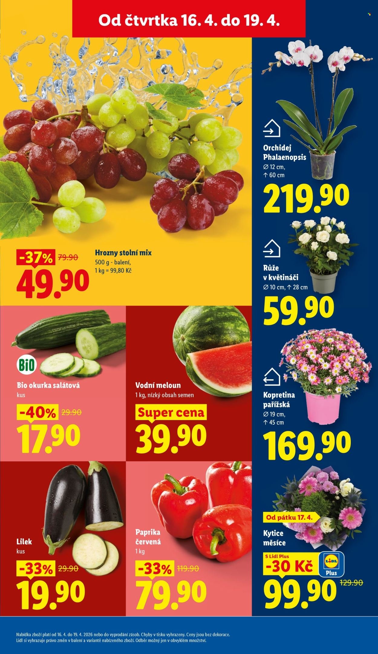 LIDL leták - Od čtvrtka 16.4.2026 (2026-04-16 - 2026-04-19)