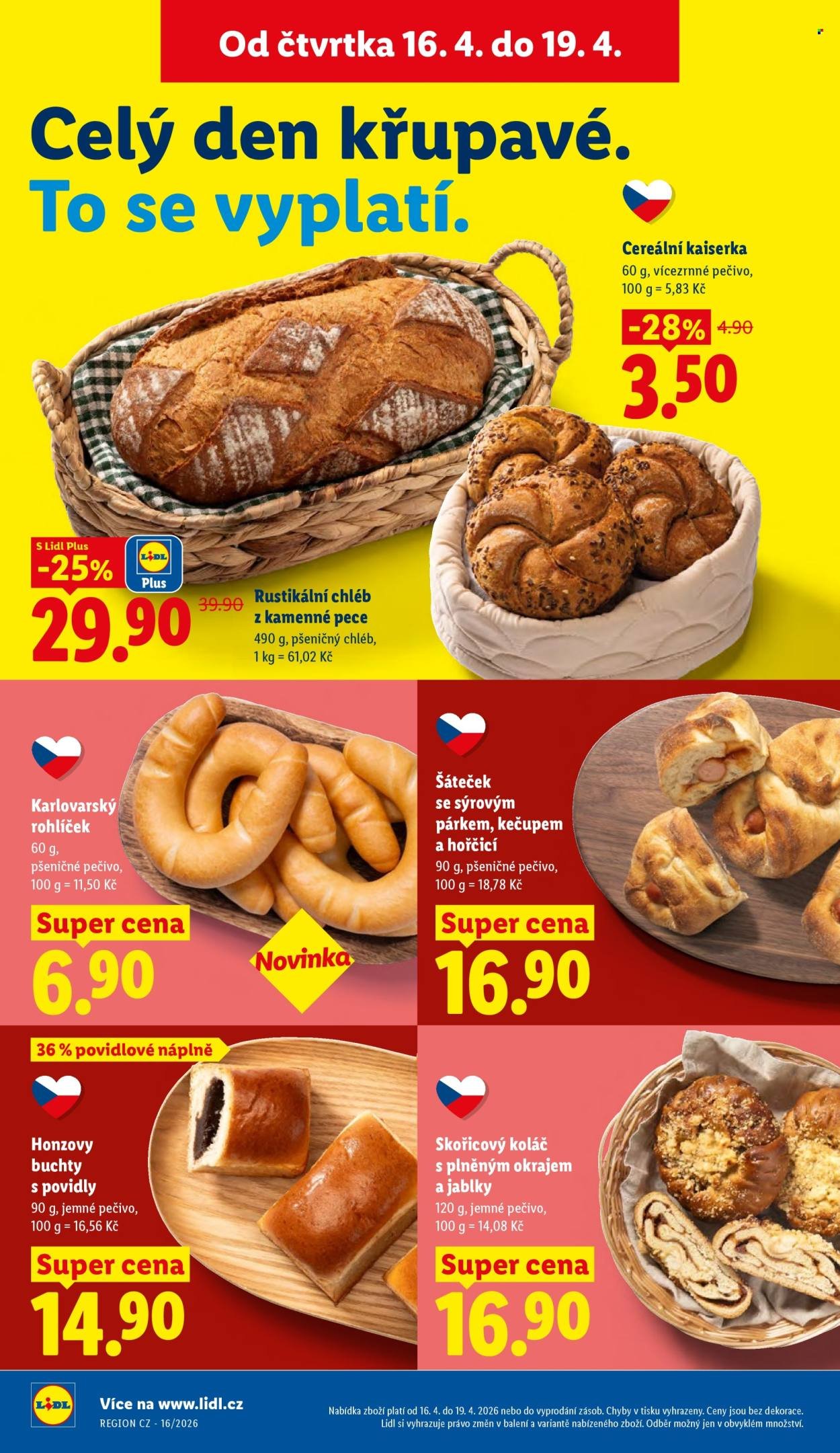 LIDL leták - Od čtvrtka 16.4.2026 (2026-04-16 - 2026-04-19)