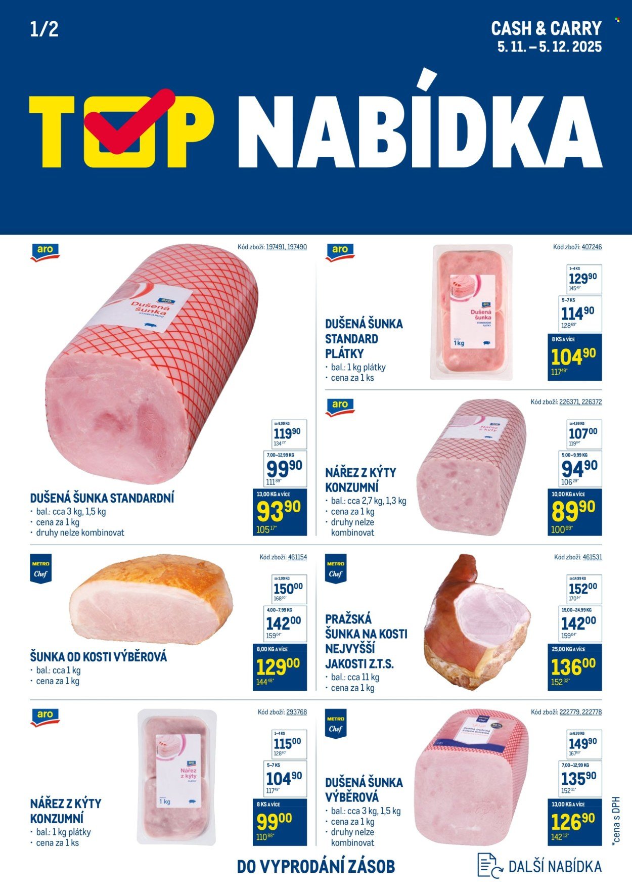 MAKRO leták - TOP uzeniny (2025-11-05 - 2025-12-05)