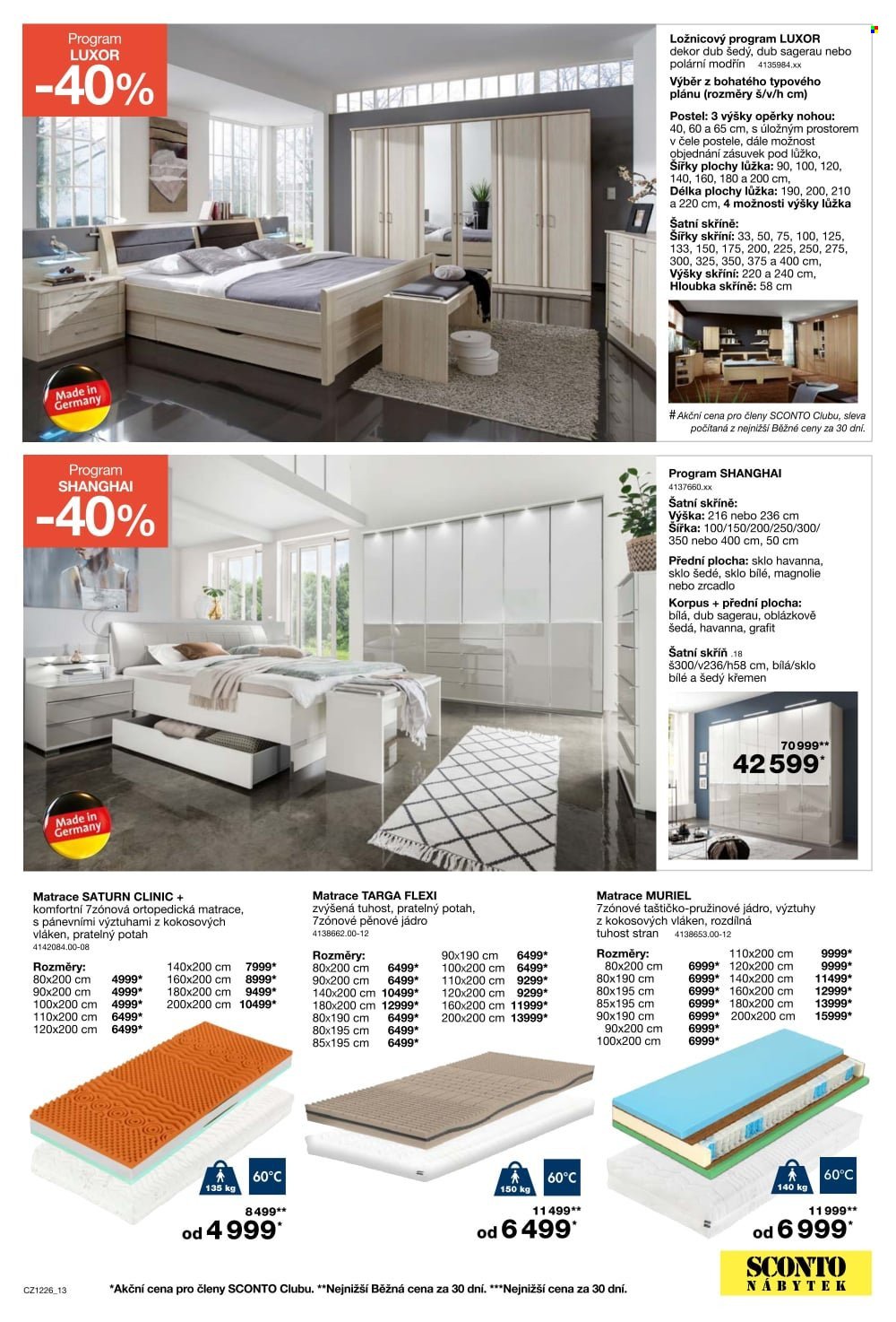 SCONTO NÁBYTEK leták - -40% na sedací soupravy, pohovky, křesla
