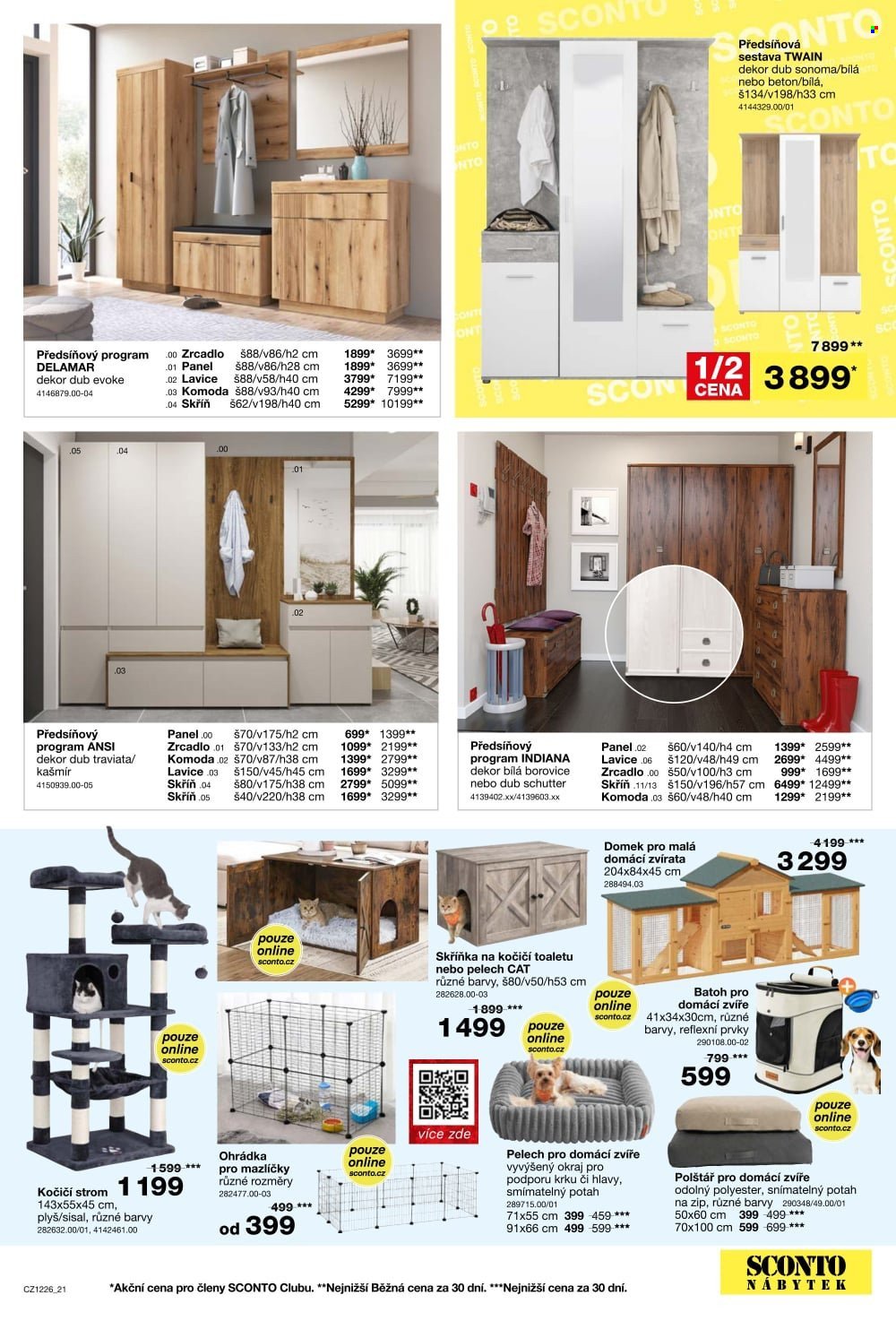 SCONTO NÁBYTEK leták - -40% na sedací soupravy, pohovky, křesla