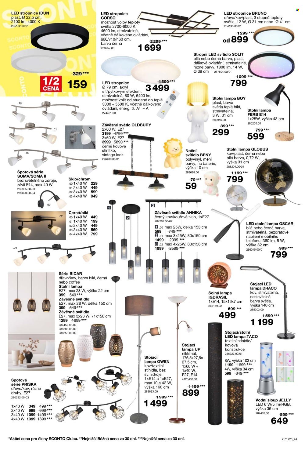 SCONTO NÁBYTEK leták - -40% na sedací soupravy, pohovky, křesla