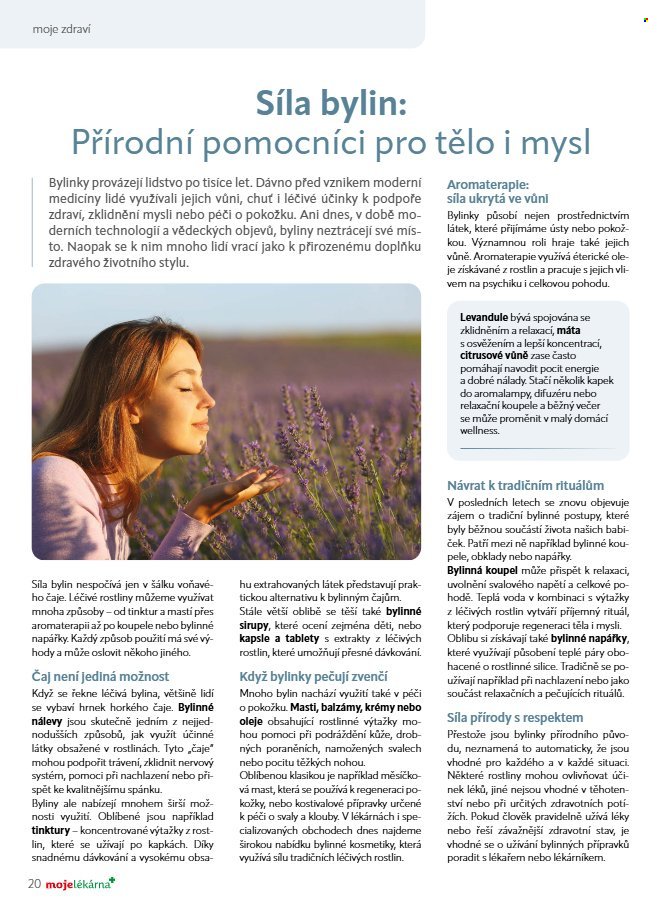 MOJELEKARNA.CZ leták - Červenec/Srpen