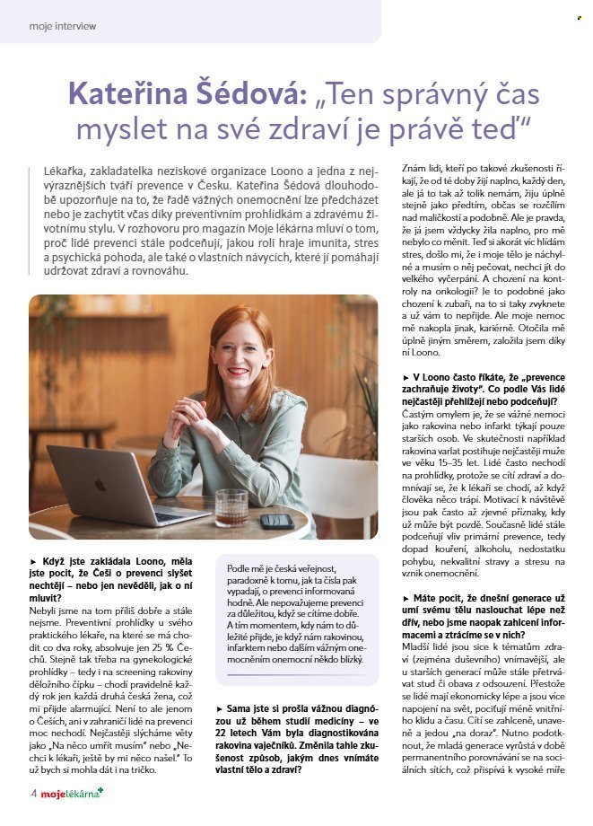 MOJELEKARNA.CZ leták - Červenec/Srpen
