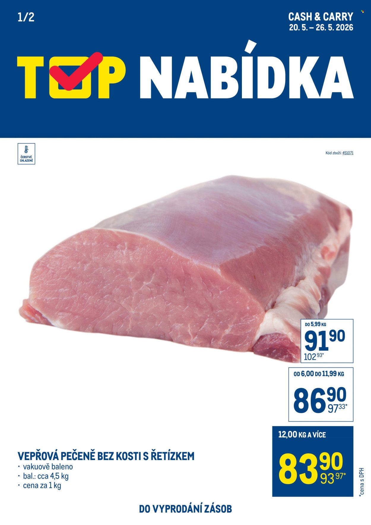 MAKRO leták - TOP maso (2026-05-20 - 2026-05-26)