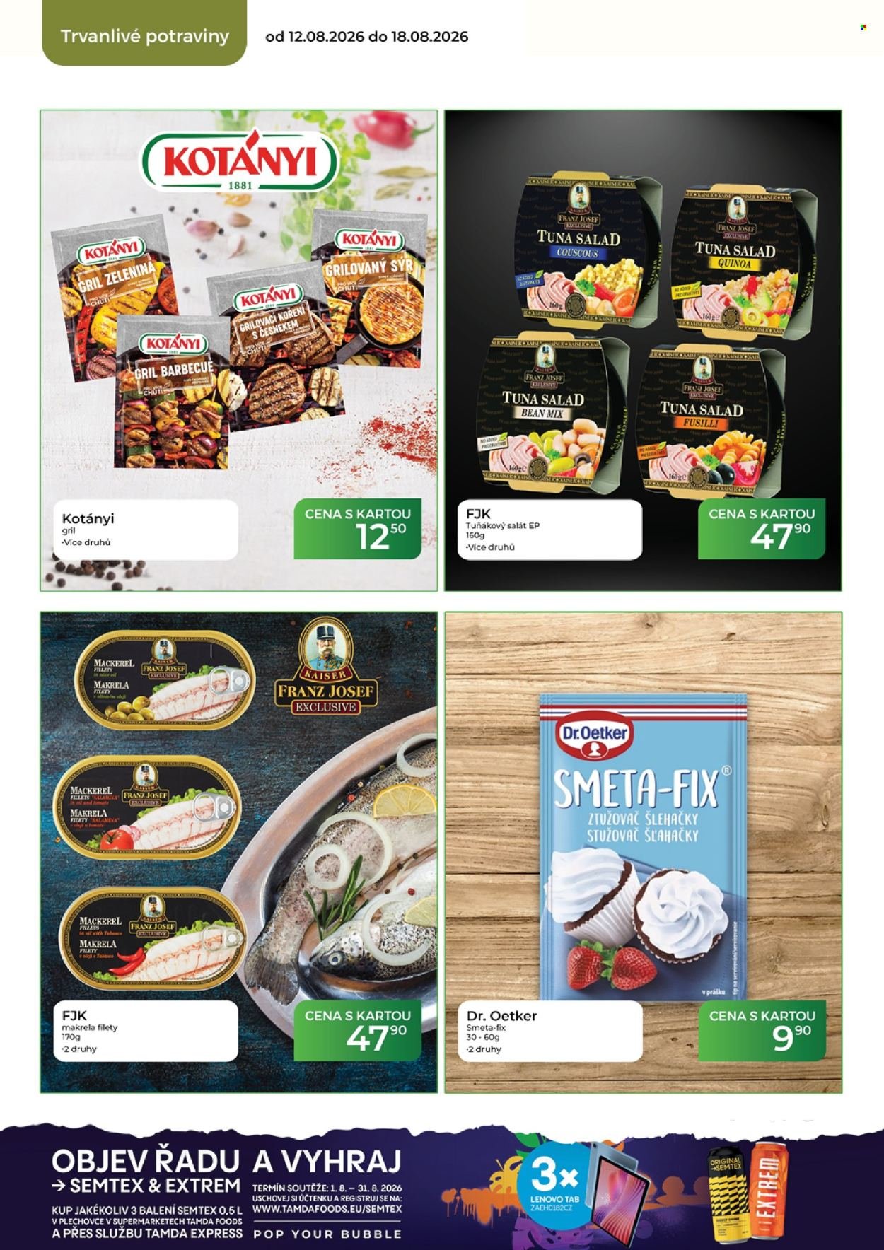 TAMDA FOODS leták - Od středy 12.8.2026