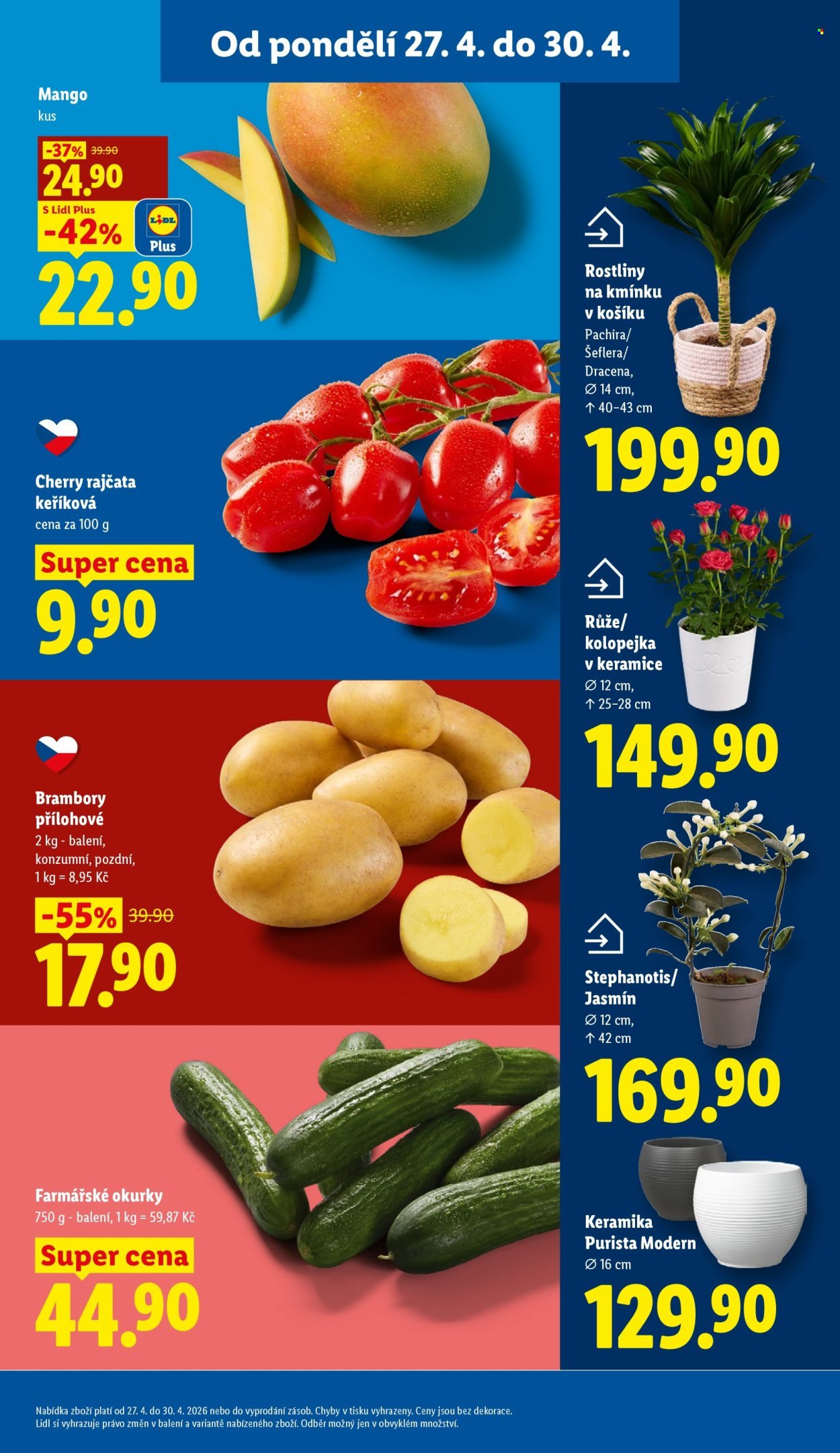 LIDL leták - Od pondělí 27.4.2026 (2026-04-27 - 2026-04-30)
