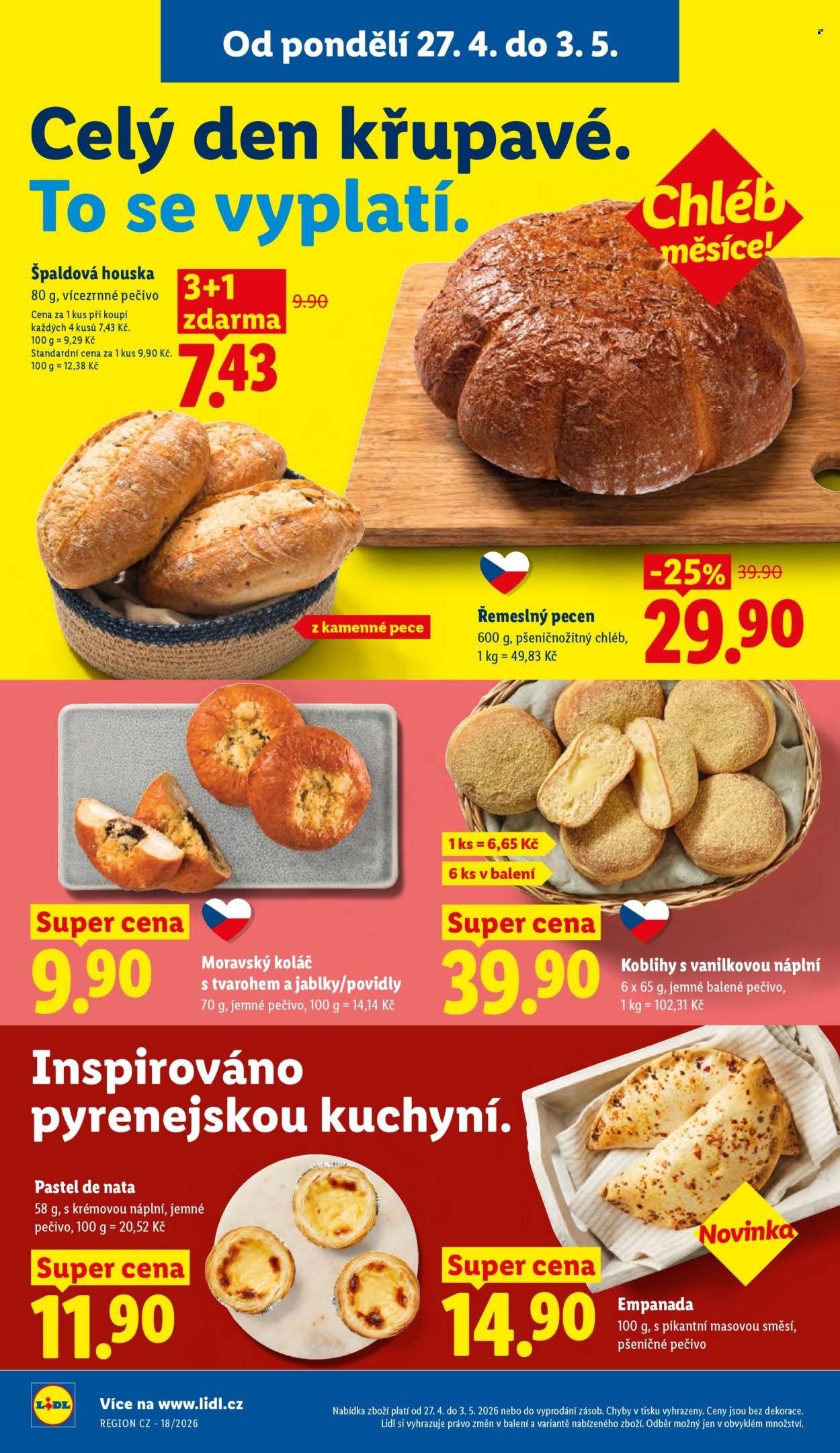 LIDL leták - Od pondělí 27.4.2026 (2026-04-27 - 2026-04-30)