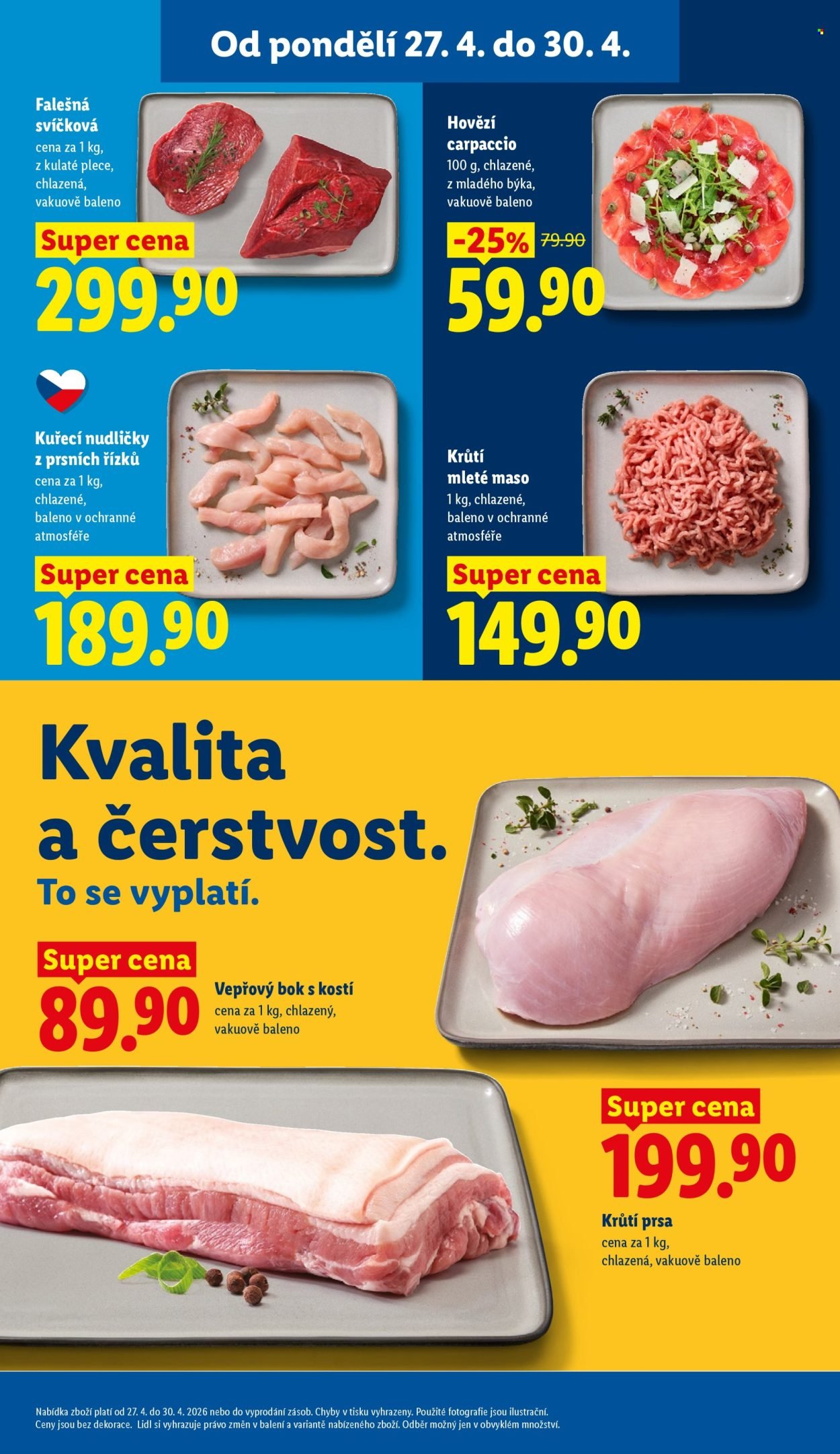 LIDL leták - Od pondělí 27.4.2026 (2026-04-27 - 2026-04-30)