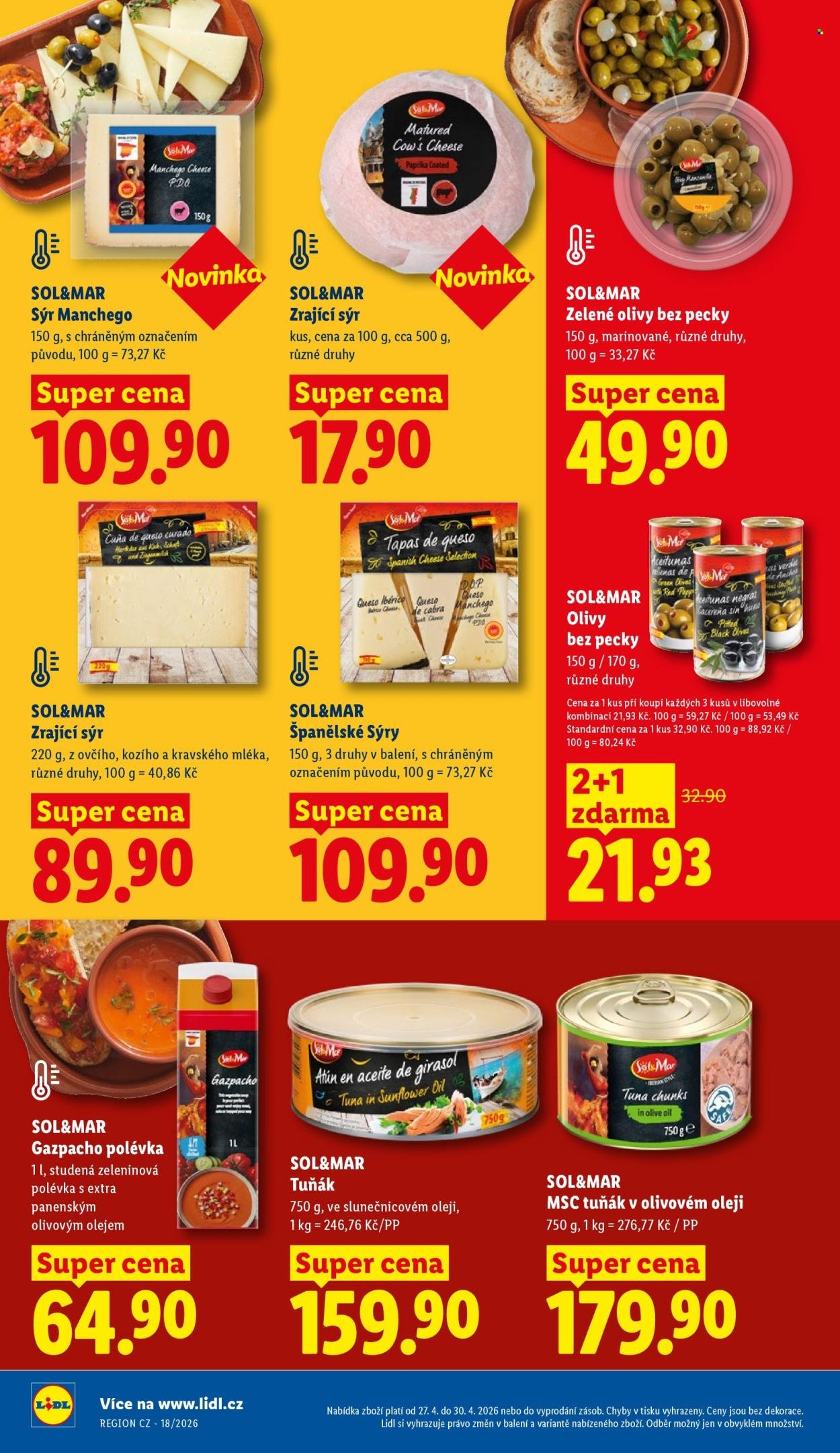 LIDL leták - Od pondělí 27.4.2026 (2026-04-27 - 2026-04-30)