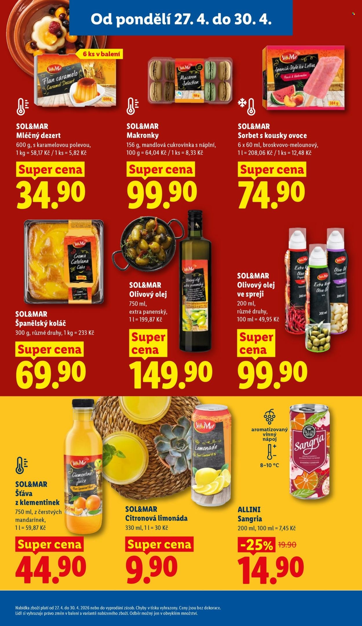 LIDL leták - Od pondělí 27.4.2026 (2026-04-27 - 2026-04-30)