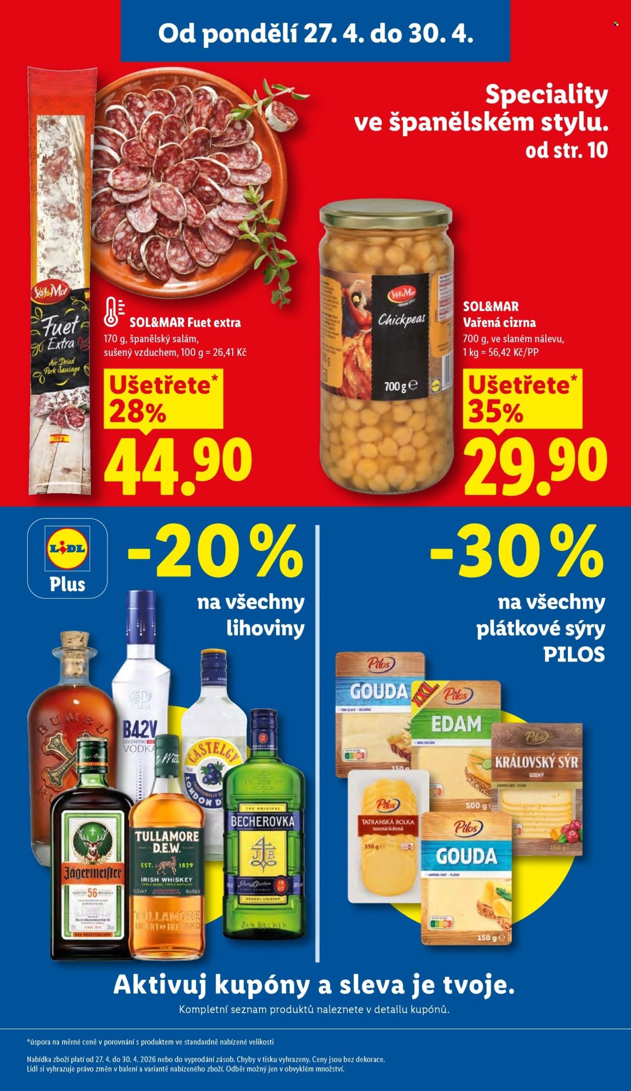 LIDL leták - Od pondělí 27.4.2026 (2026-04-27 - 2026-04-30)