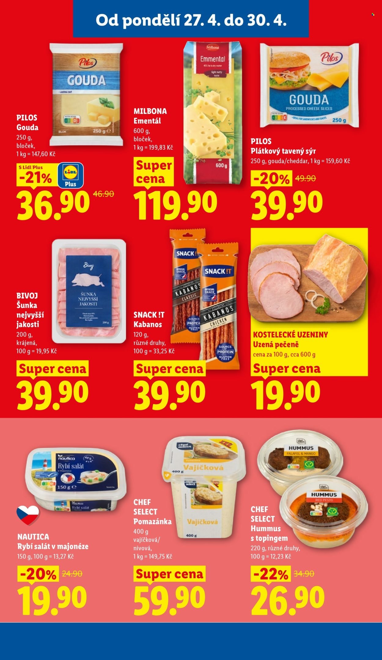 LIDL leták - Od pondělí 27.4.2026 (2026-04-27 - 2026-04-30)