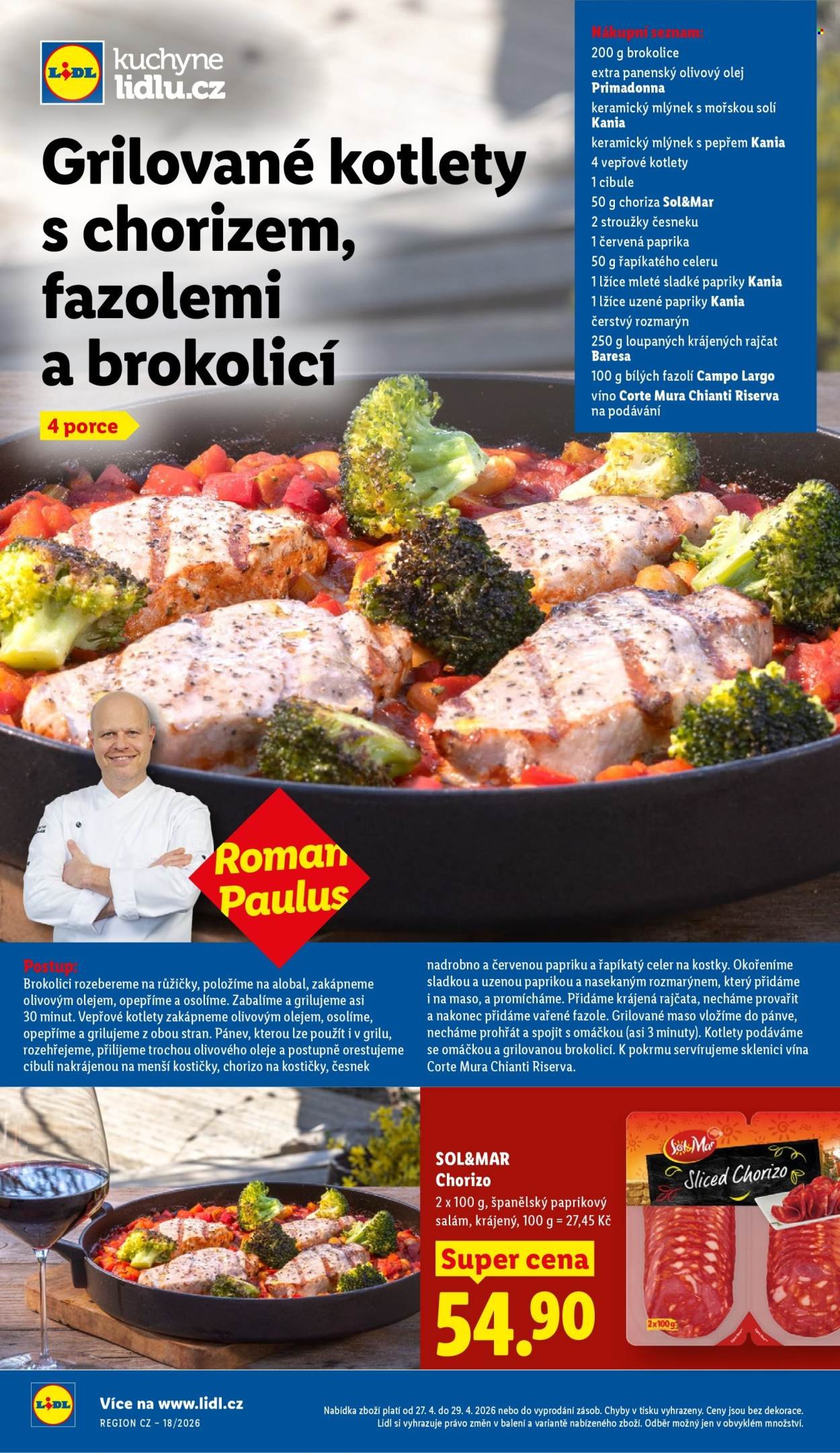 LIDL leták - Od pondělí 27.4.2026 (2026-04-27 - 2026-04-30)