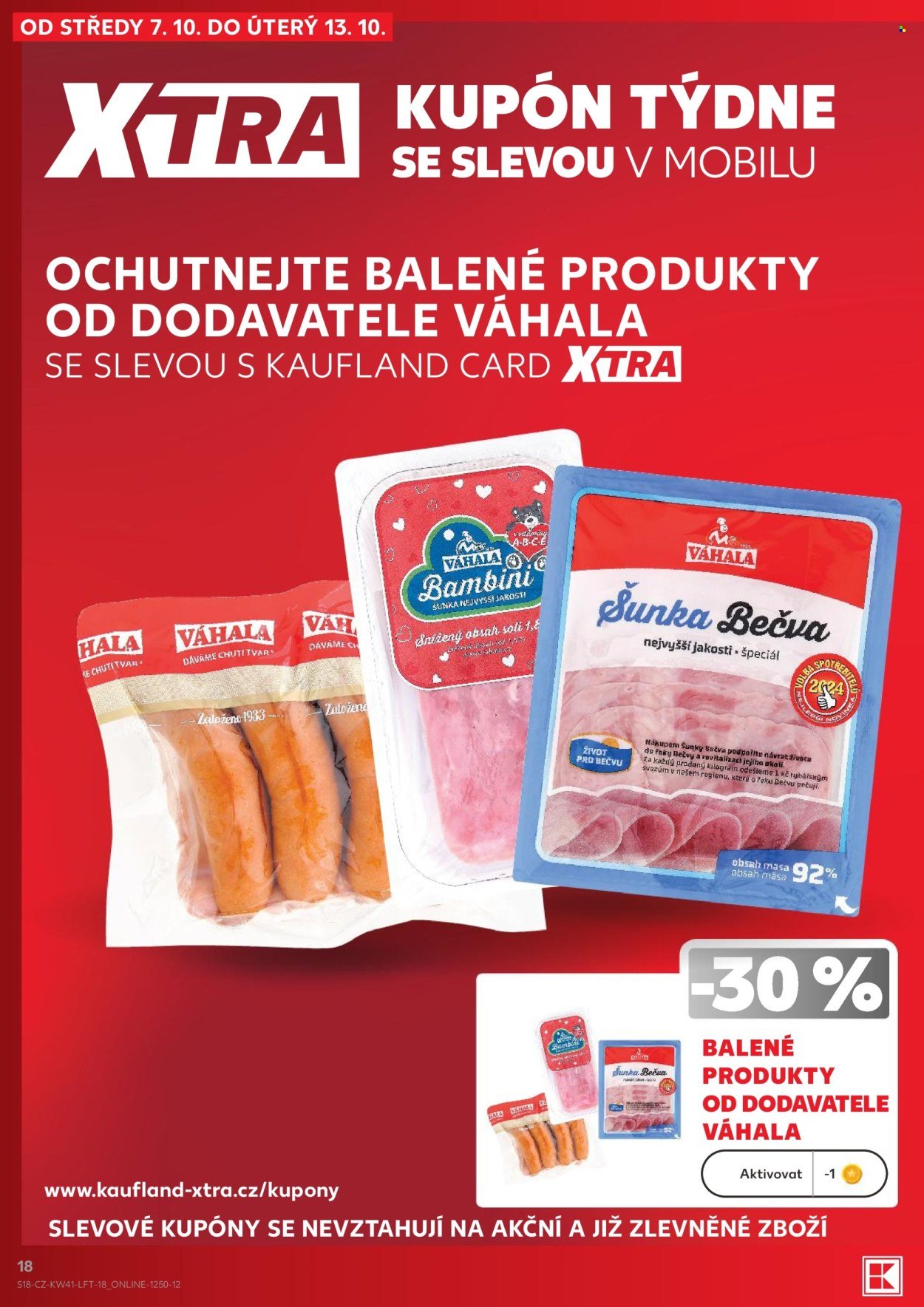 KAUFLAND leták - Od středy 7.10.2026