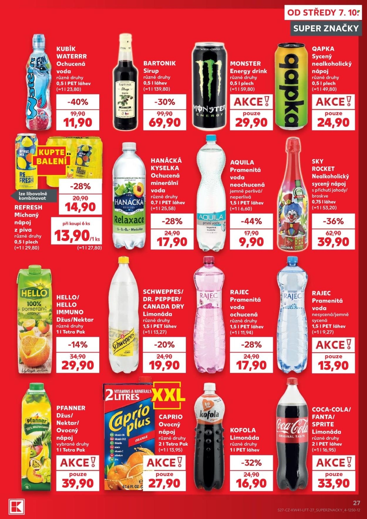 KAUFLAND leták - Od středy 7.10.2026