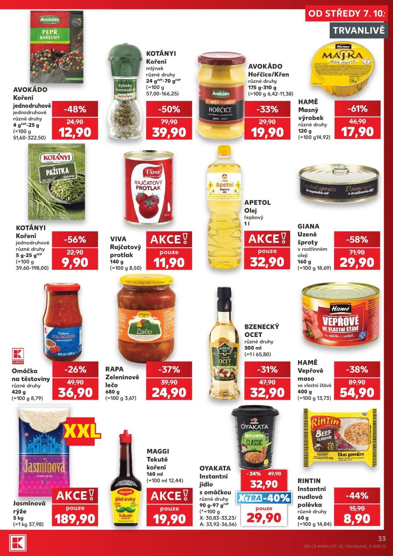 KAUFLAND leták - Od středy 7.10.2026