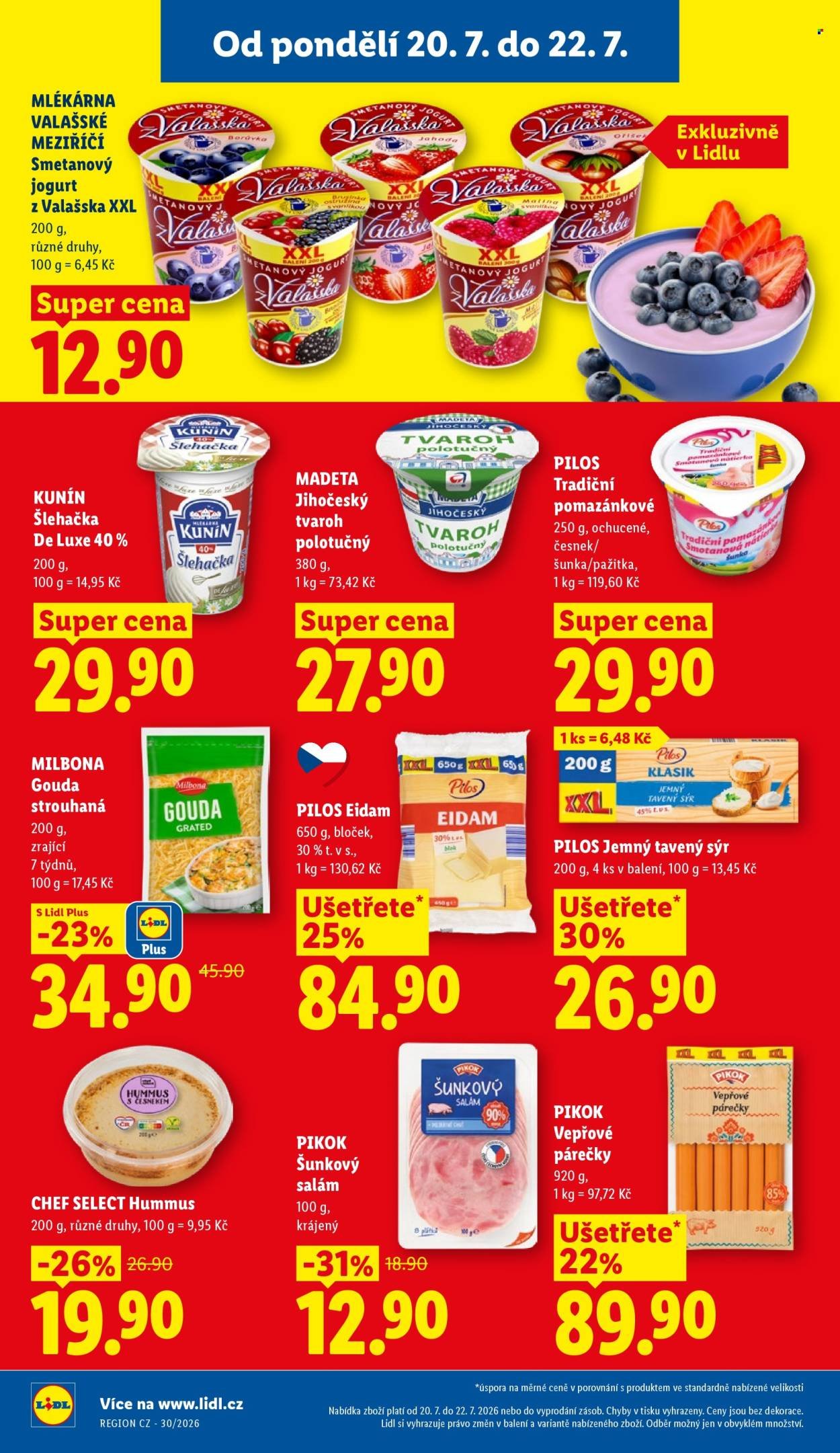 LIDL leták - Od pondělí 20.7.2026