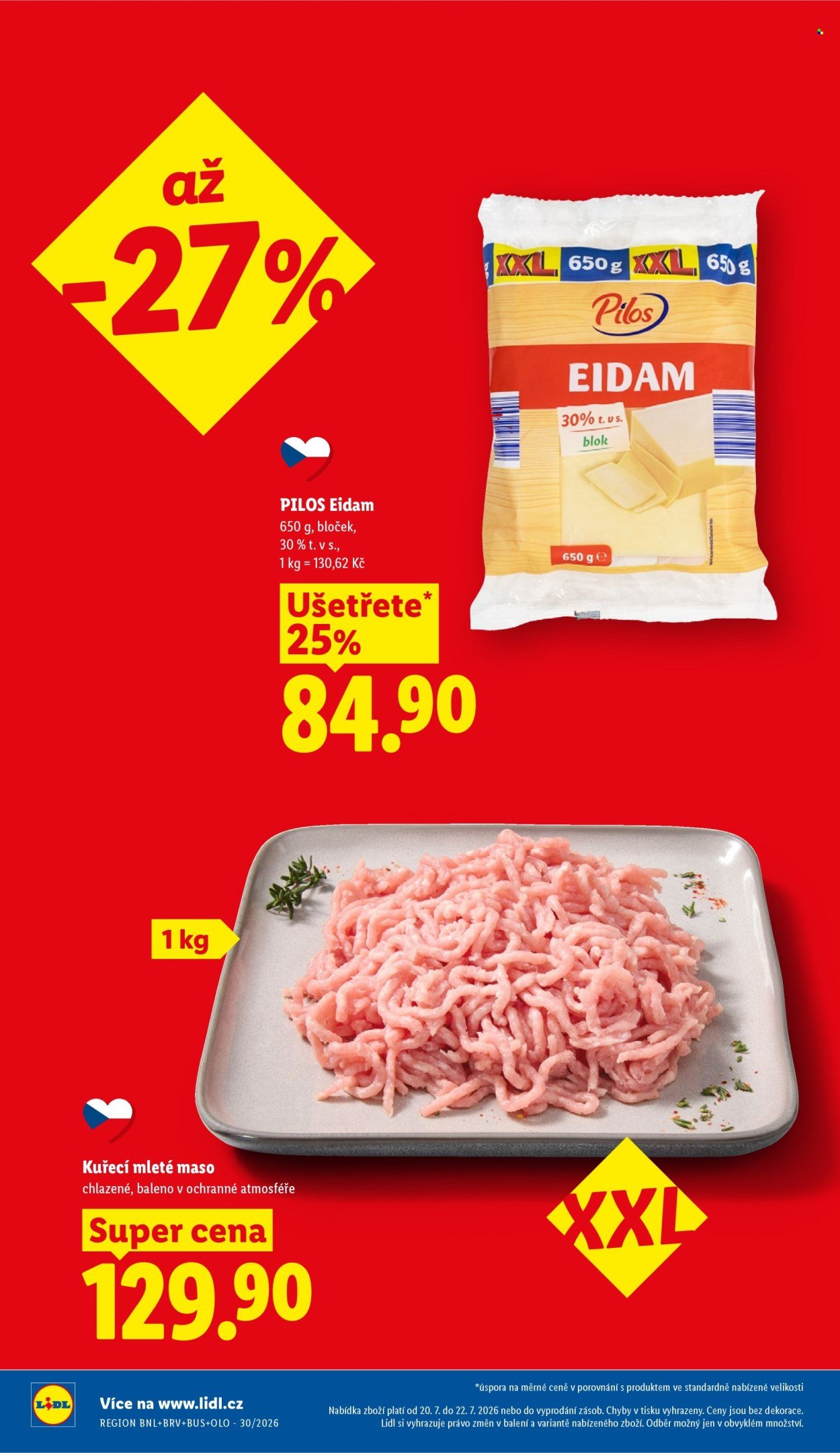 LIDL leták - Od pondělí 20.7.2026