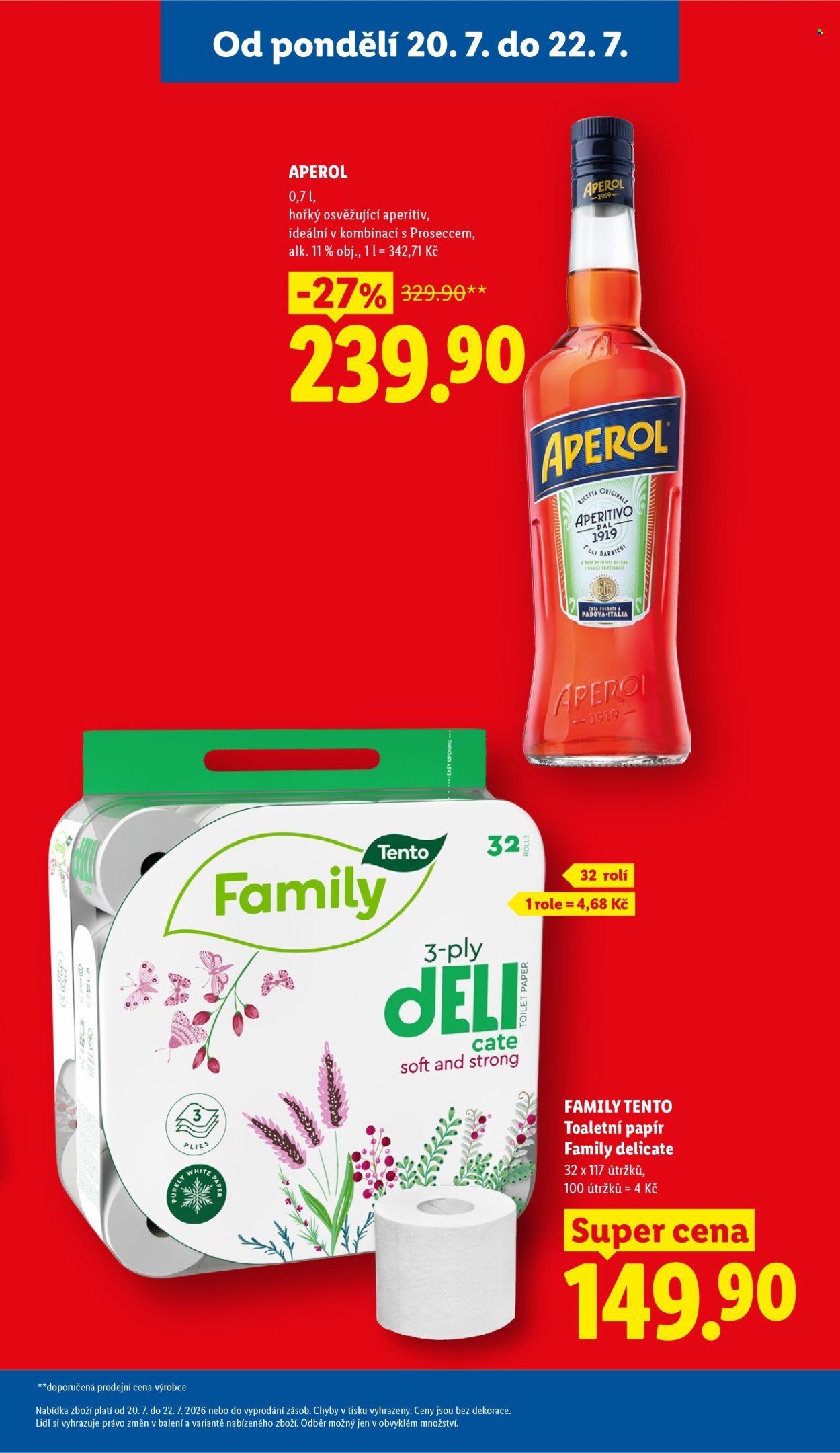 LIDL leták - Od pondělí 20.7.2026