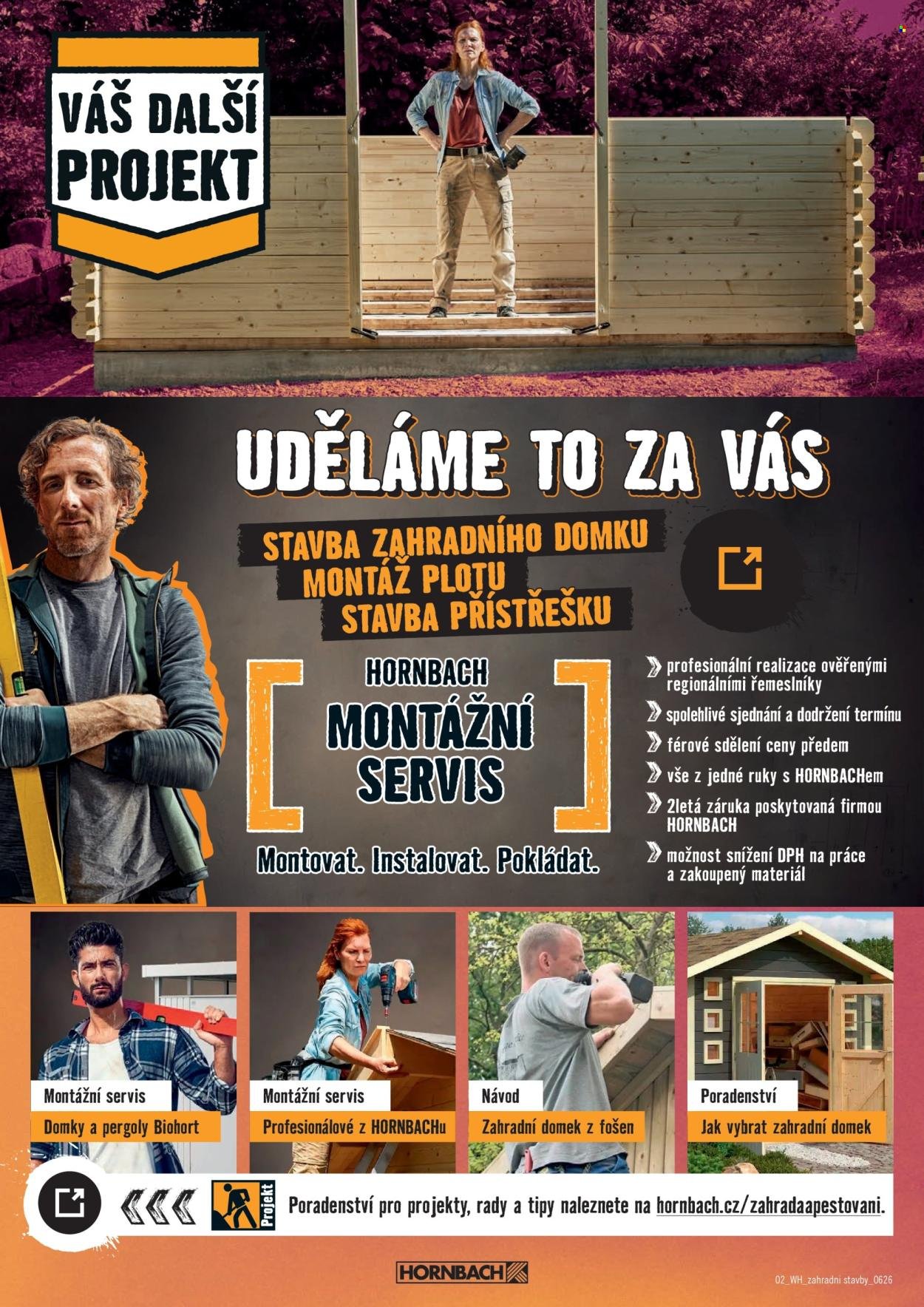 HORNBACH leták - Váš další projekt - Zahradní stavebniny