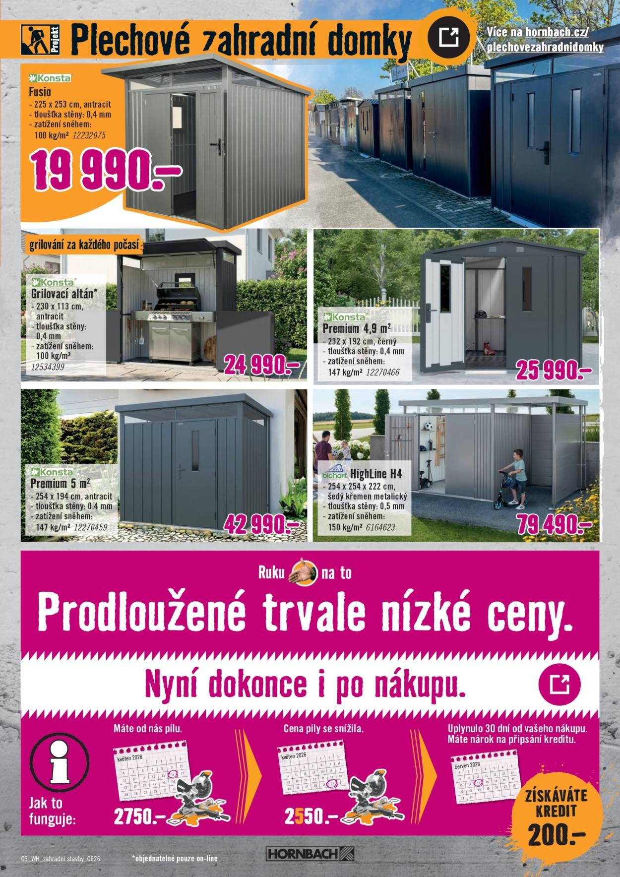 HORNBACH leták - Váš další projekt - Zahradní stavebniny