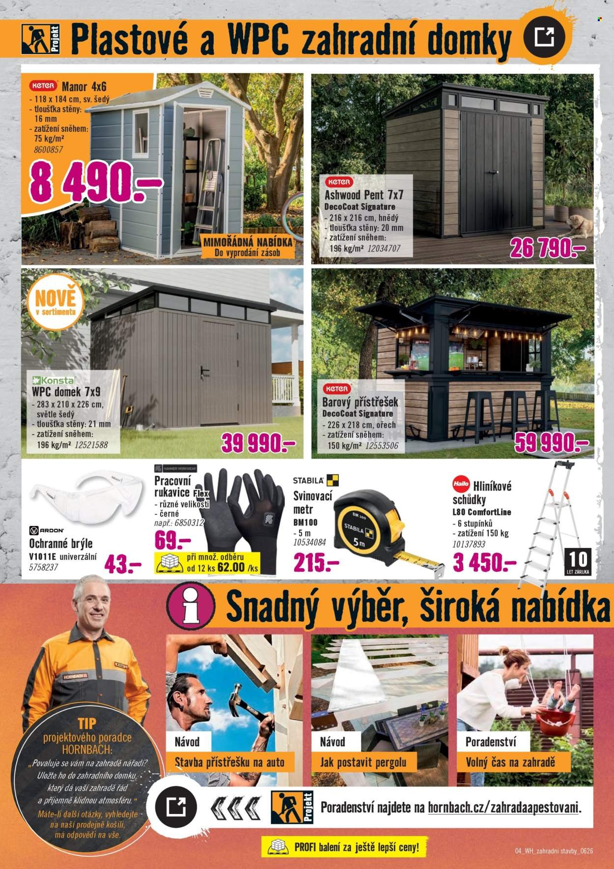 HORNBACH leták - Váš další projekt - Zahradní stavebniny