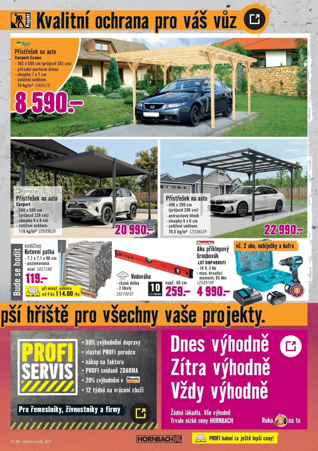 HORNBACH leták - Váš další projekt - Zahradní stavebniny