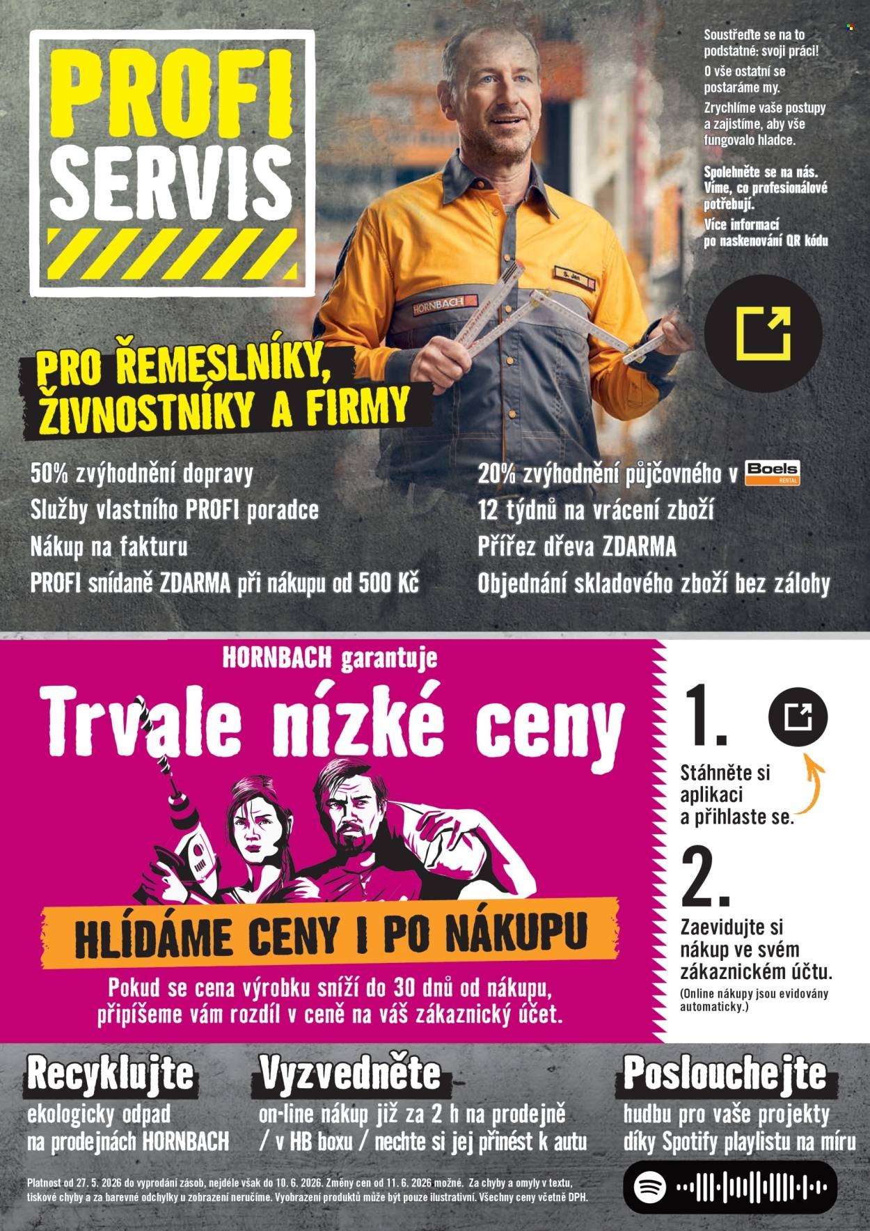HORNBACH leták - Váš další projekt - Zahradní stavebniny