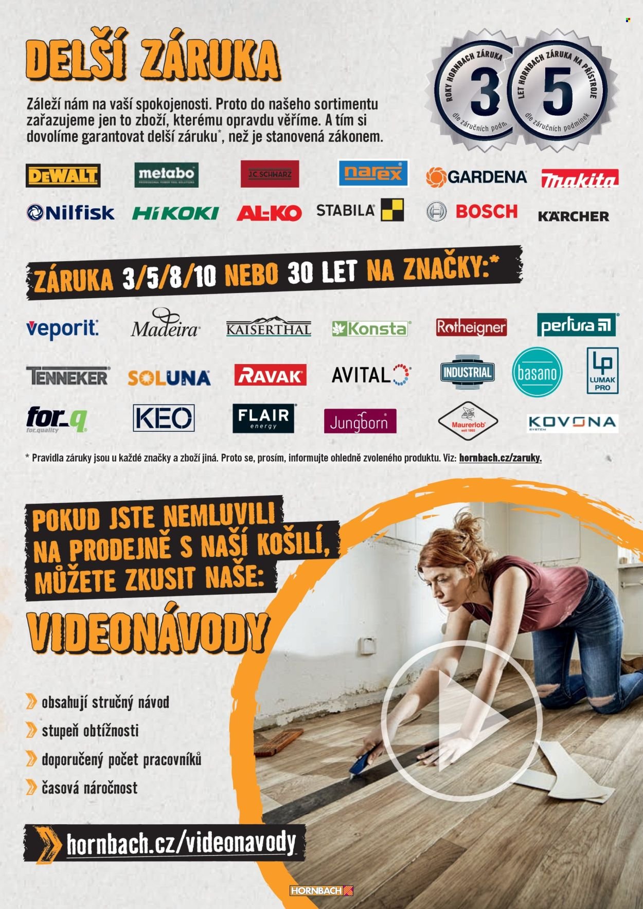 HORNBACH leták - Váš další projekt - Zahradní stavebniny