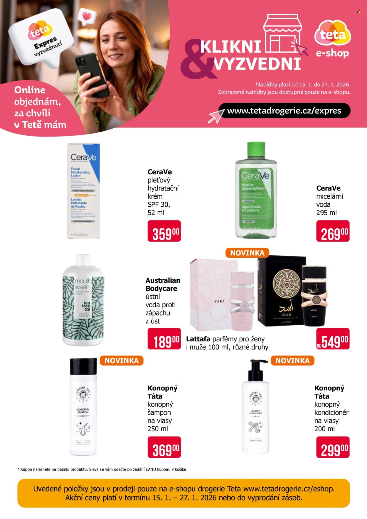 TETA DROGERIE leták - Od čtvrtka 15.1.2026 (2026-01-15 - 2026-01-27)