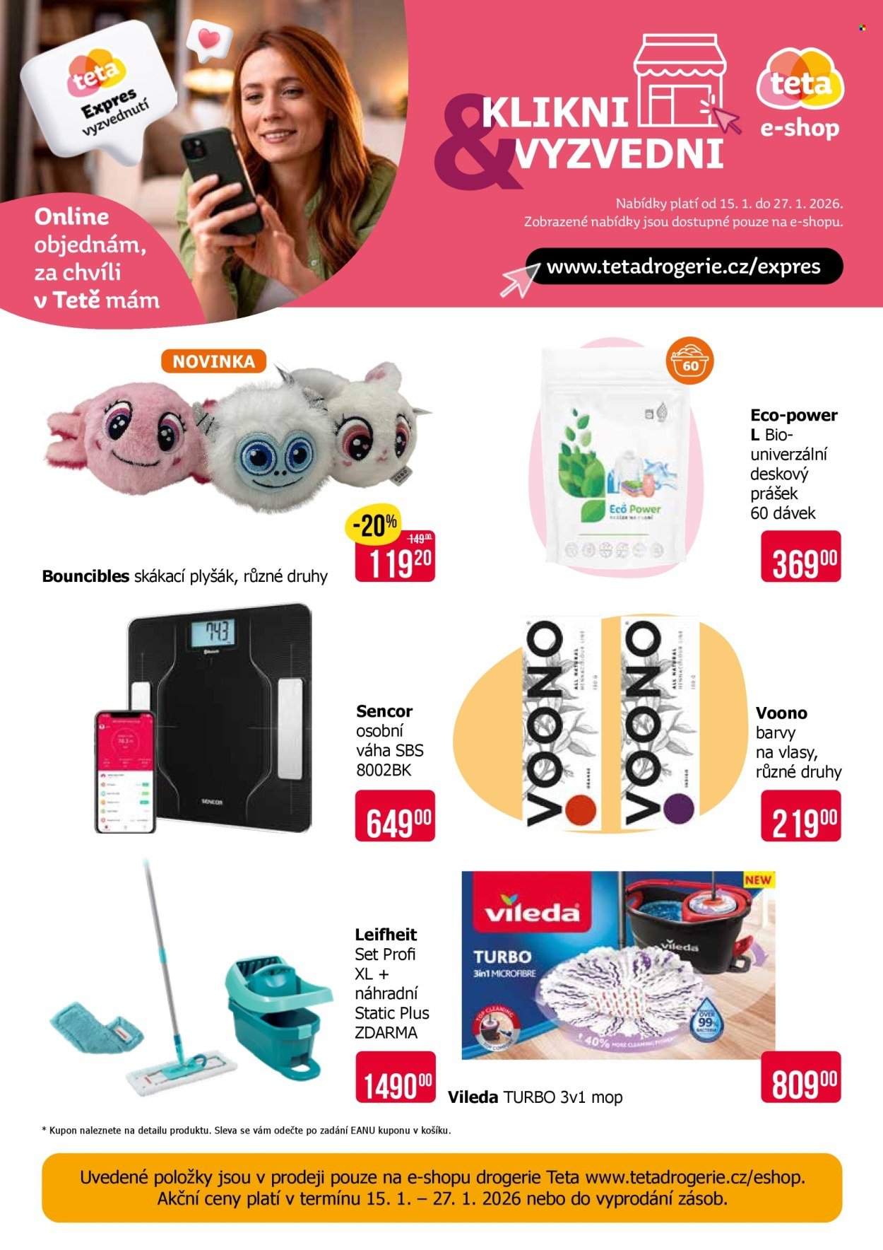 TETA DROGERIE leták - Od čtvrtka 15.1.2026 (2026-01-15 - 2026-01-27)