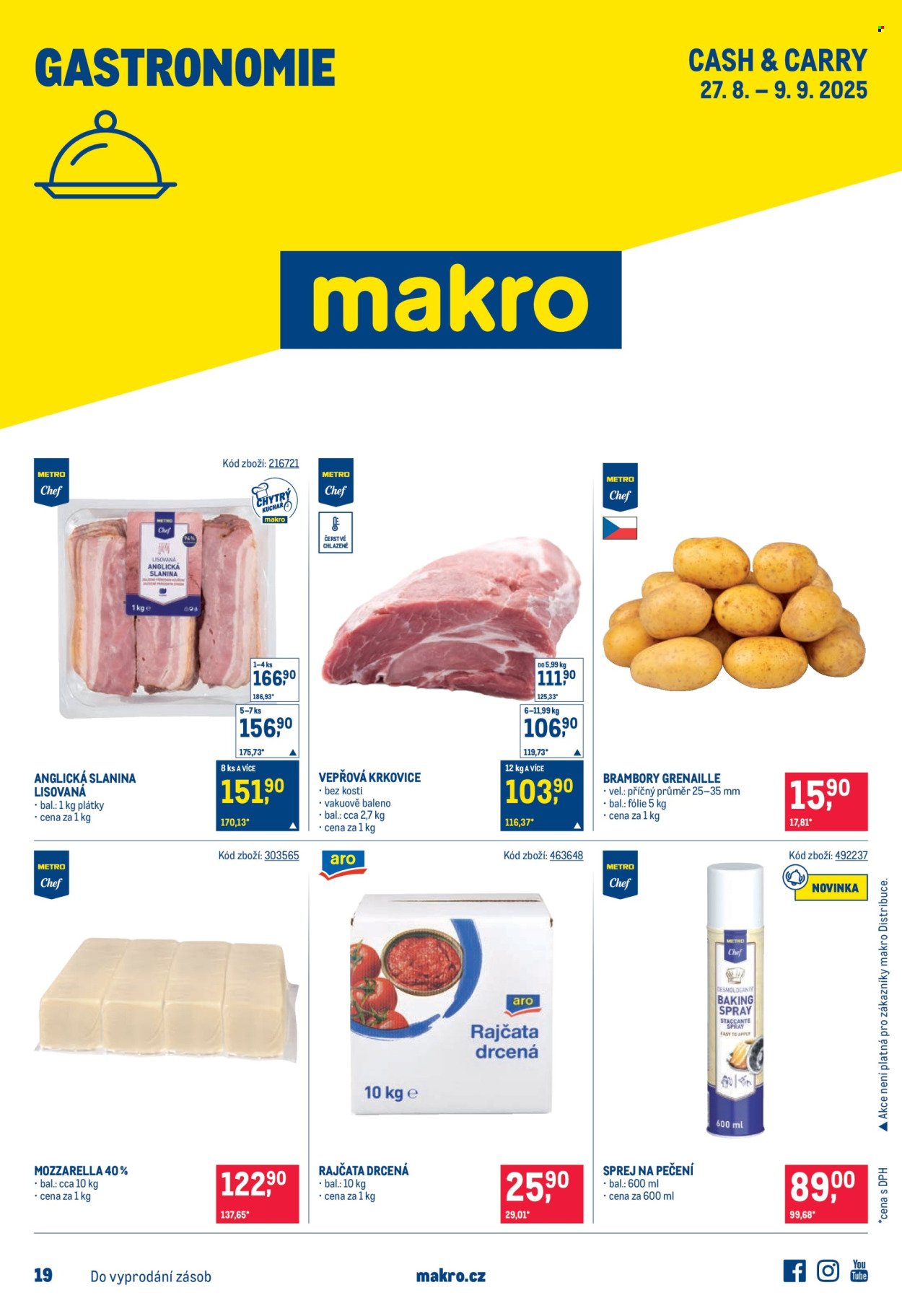 MAKRO leták - Gastronomie (2025-08-27 - 2025-09-09)