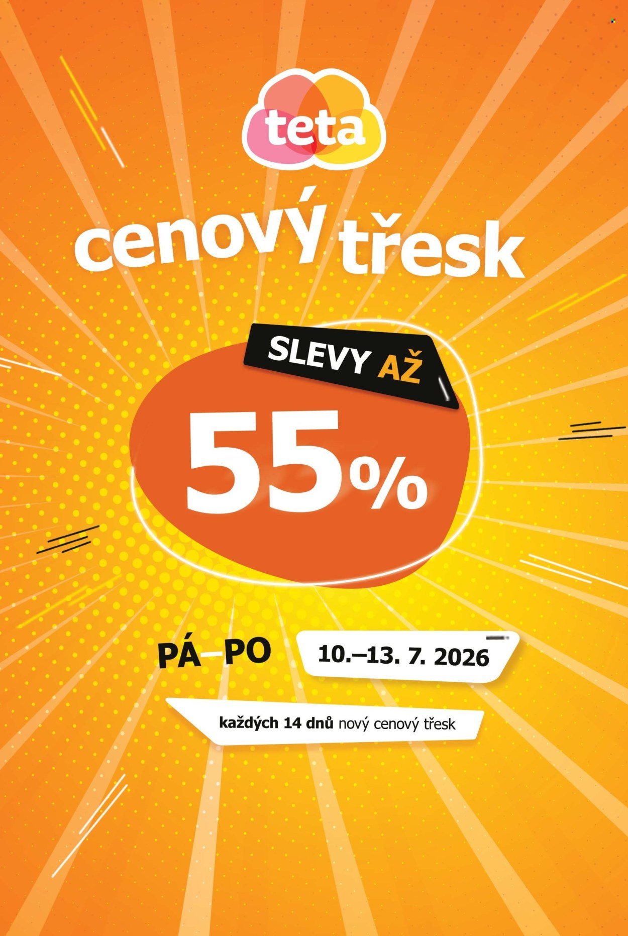 TETA DROGERIE leták - Cenový třesk
