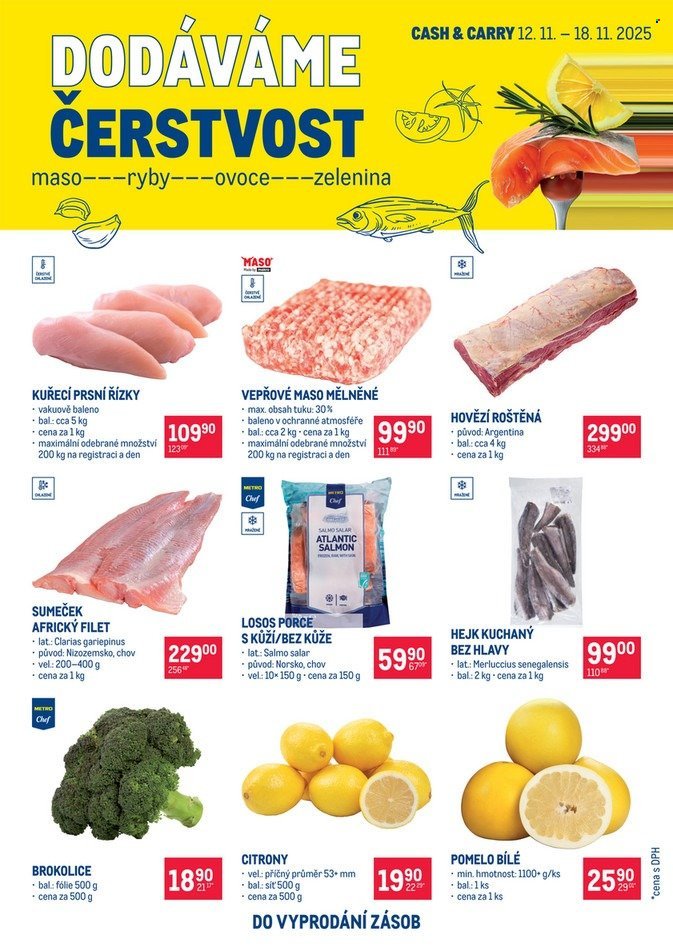 MAKRO leták - Dodáváme čerstvost (2025-11-12 - 2025-11-18)