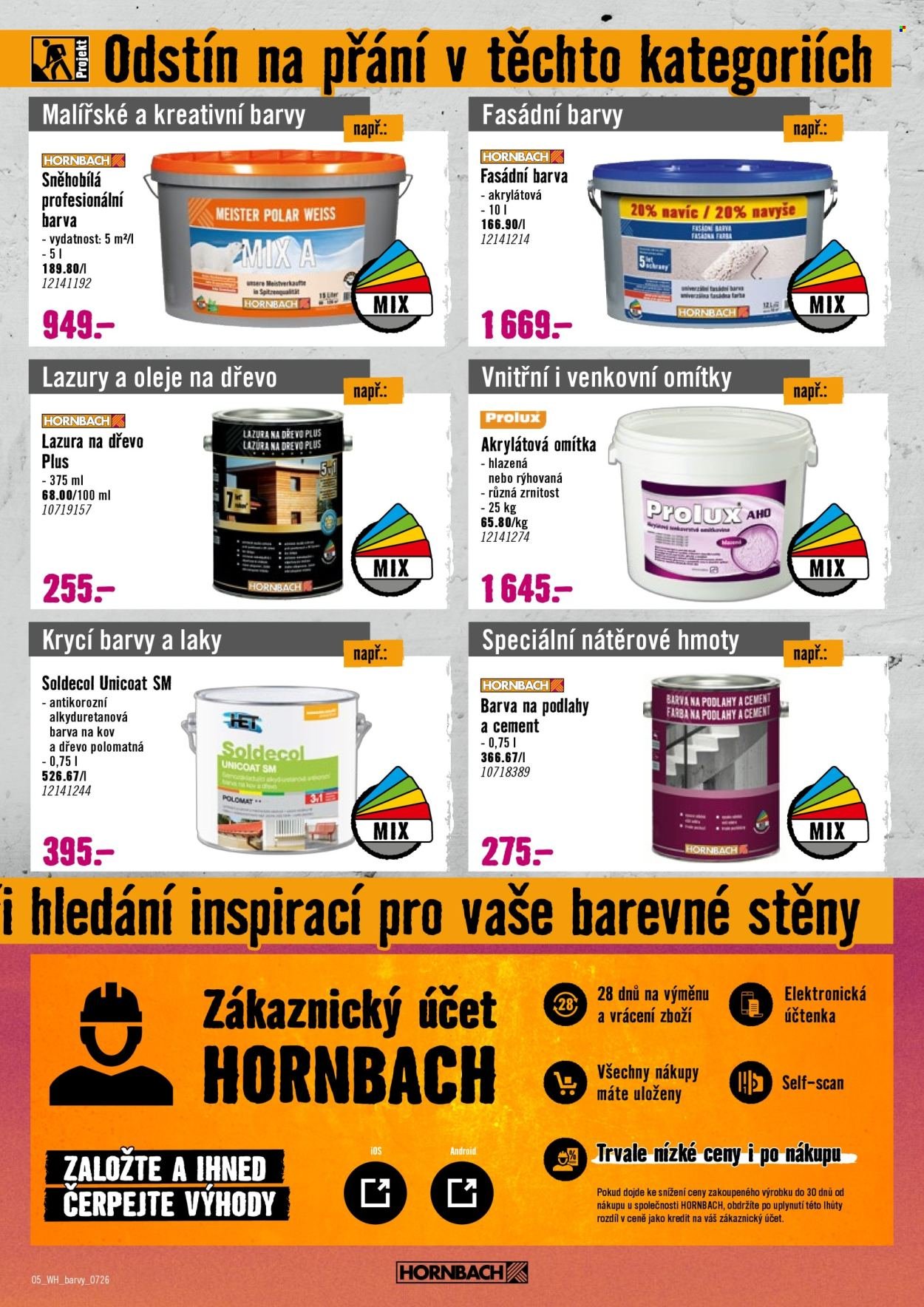 HORNBACH leták - Váš další projekt - Míchání barev