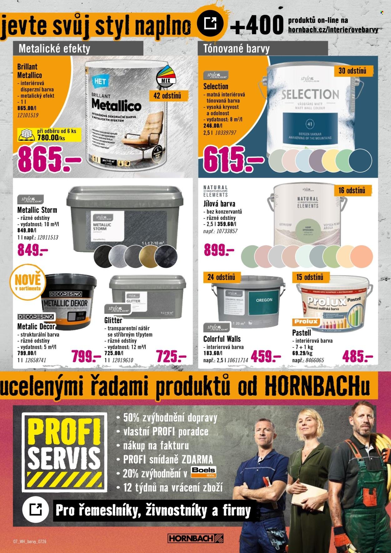 HORNBACH leták - Váš další projekt - Míchání barev