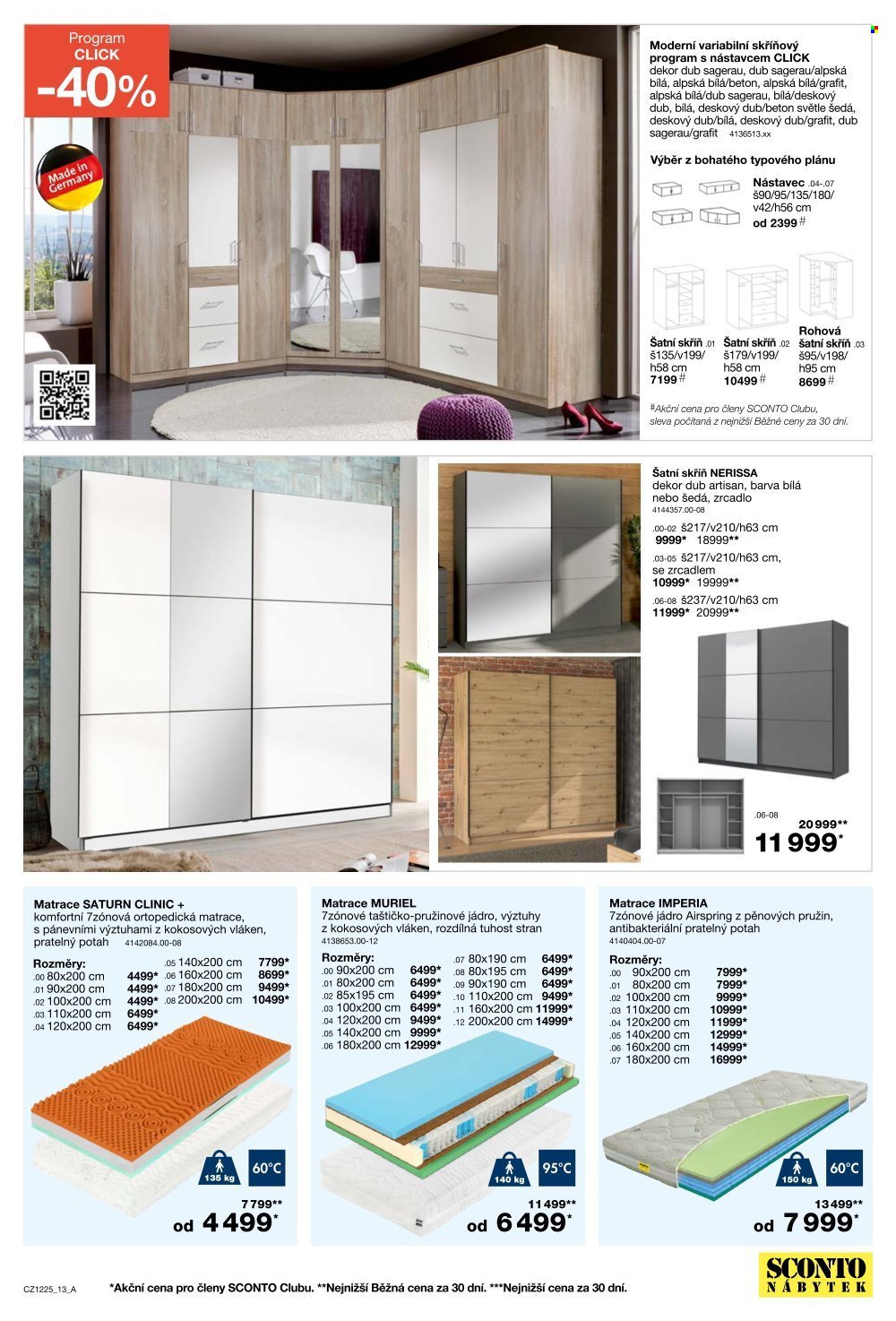 SCONTO NÁBYTEK leták - -40% na sedací soupravy, pohovky, křesla (2025-09-24 - 2025-10-14)