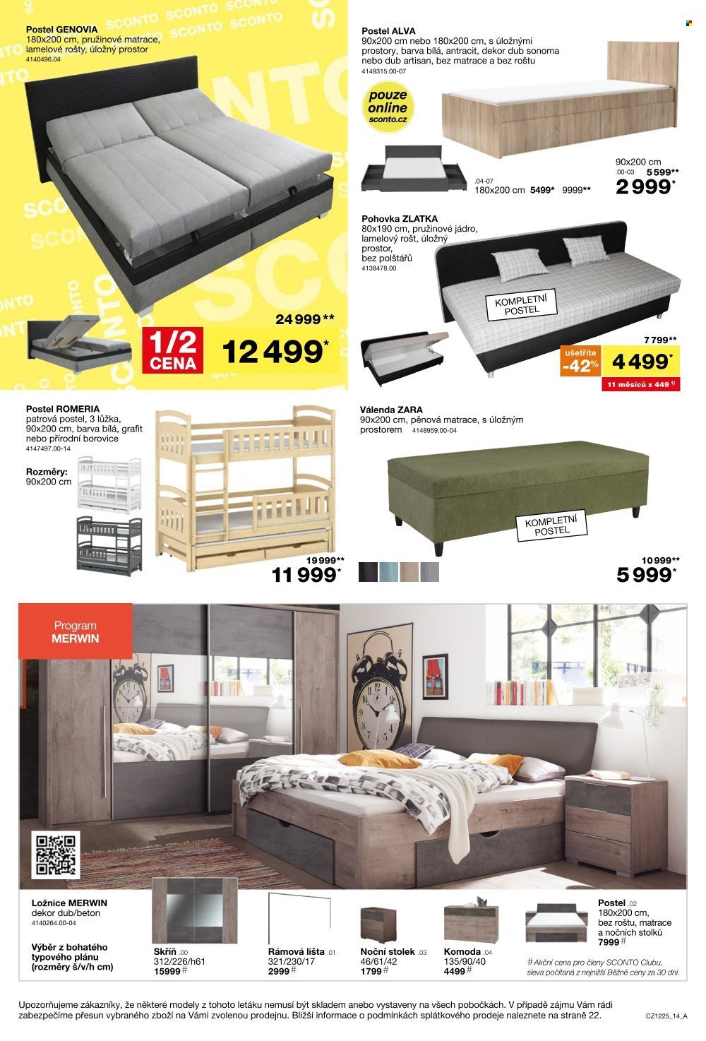 SCONTO NÁBYTEK leták - -40% na sedací soupravy, pohovky, křesla (2025-09-24 - 2025-10-14)