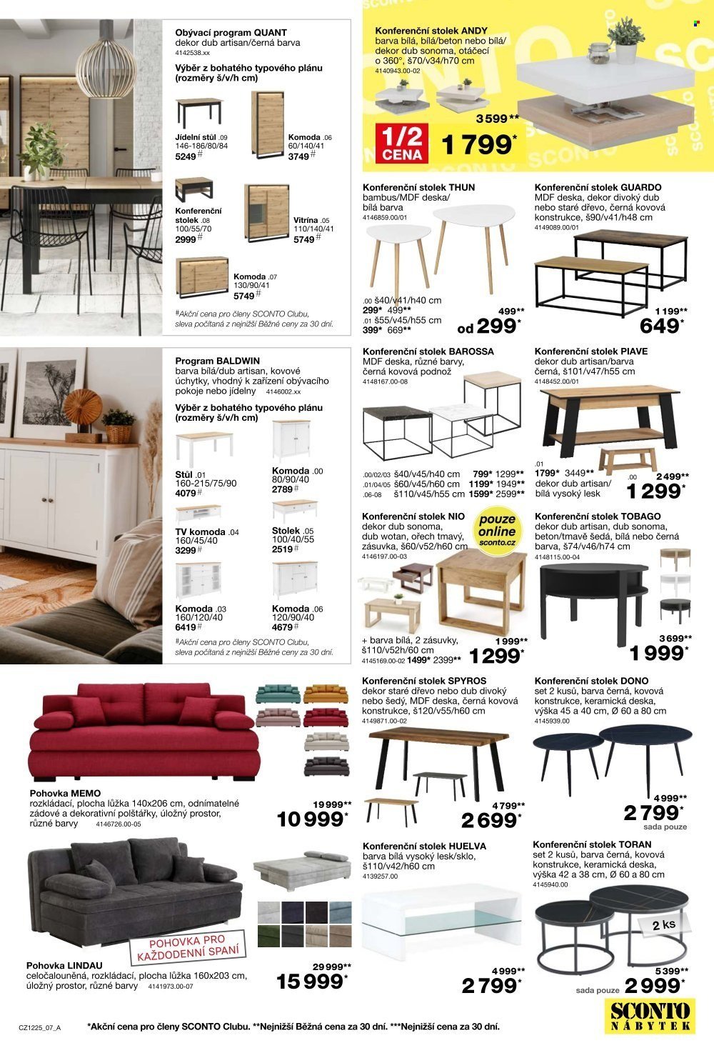 SCONTO NÁBYTEK leták - -40% na sedací soupravy, pohovky, křesla (2025-09-24 - 2025-10-14)