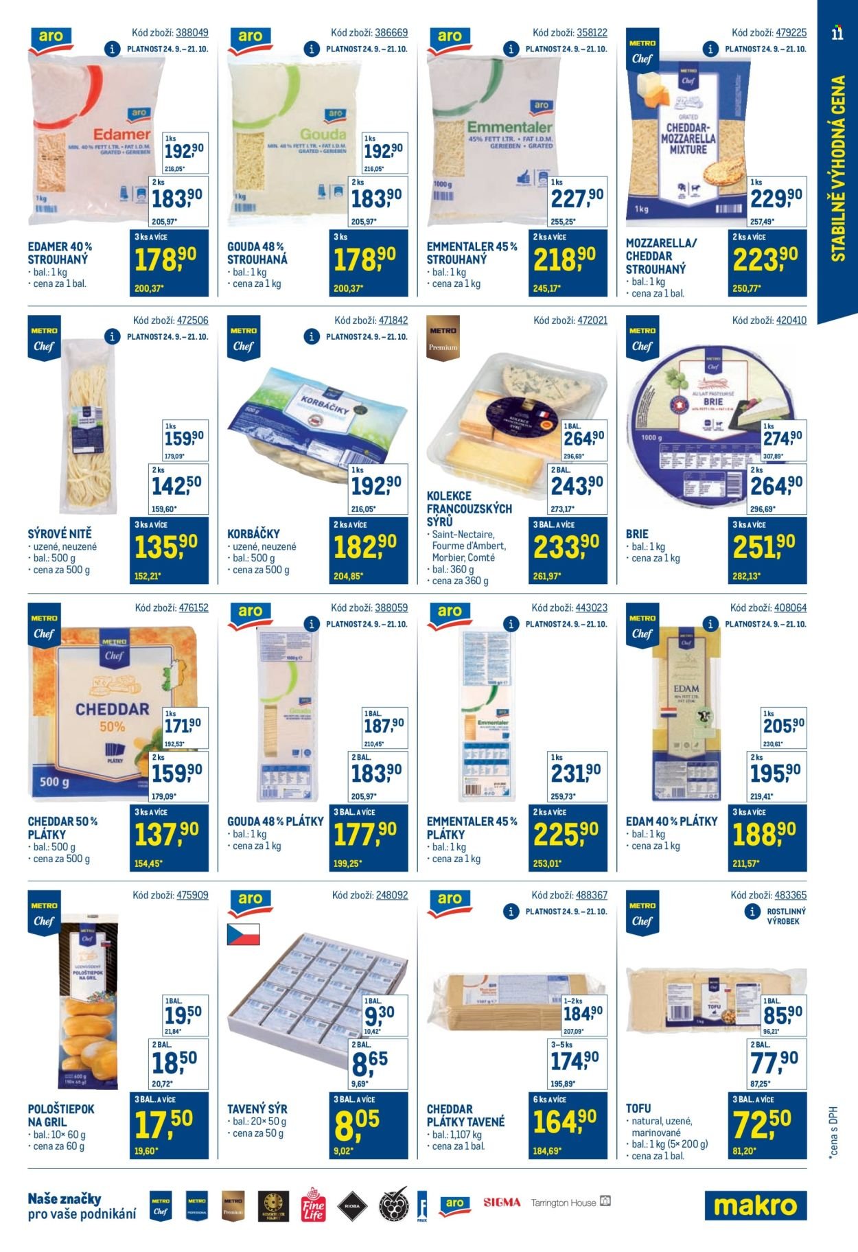 MAKRO leták - Stabilně výhodná cena - gastronomie (2025-09-24 - 2025-11-18)